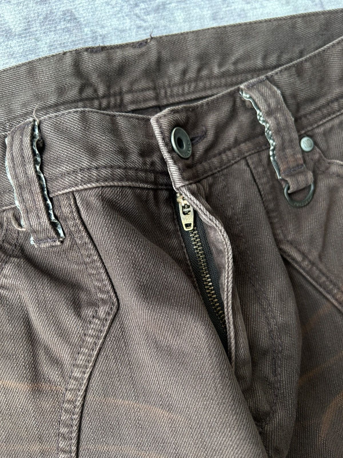 If Six Was Nine Flared Nicole Club Brown Snake Pants Size US 30 / EU 46 - 9 Thumbnail