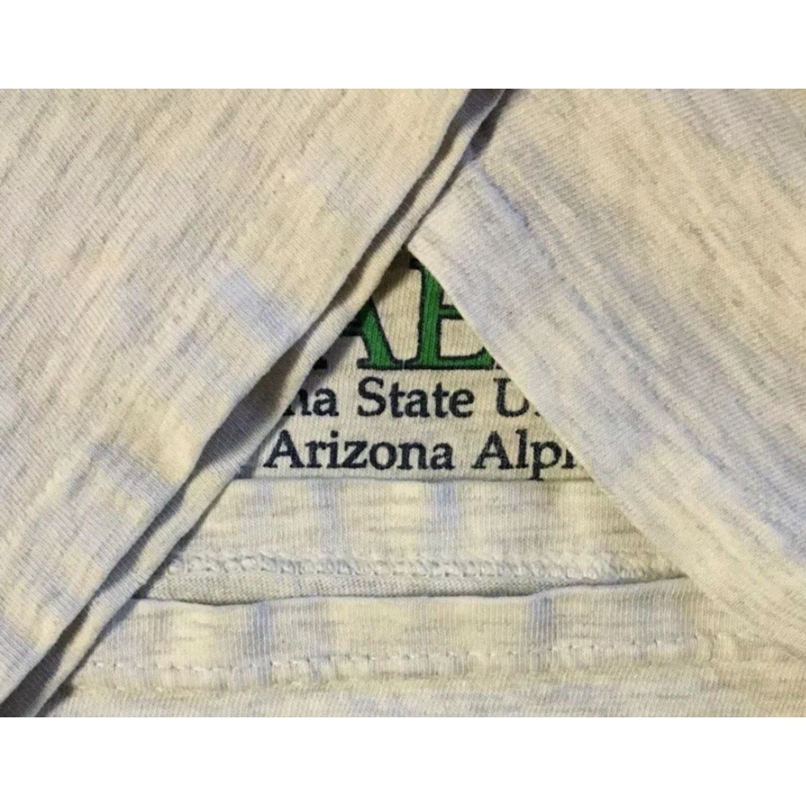 Vintage VINTAGE ASU Shirt Mens S Gray 90s Pre Med Distressed Single Stitch Arizona State University Grunge College Doctor Sun Devils University Size US S / EU 44-46 / 1 - 5 Thumbnail