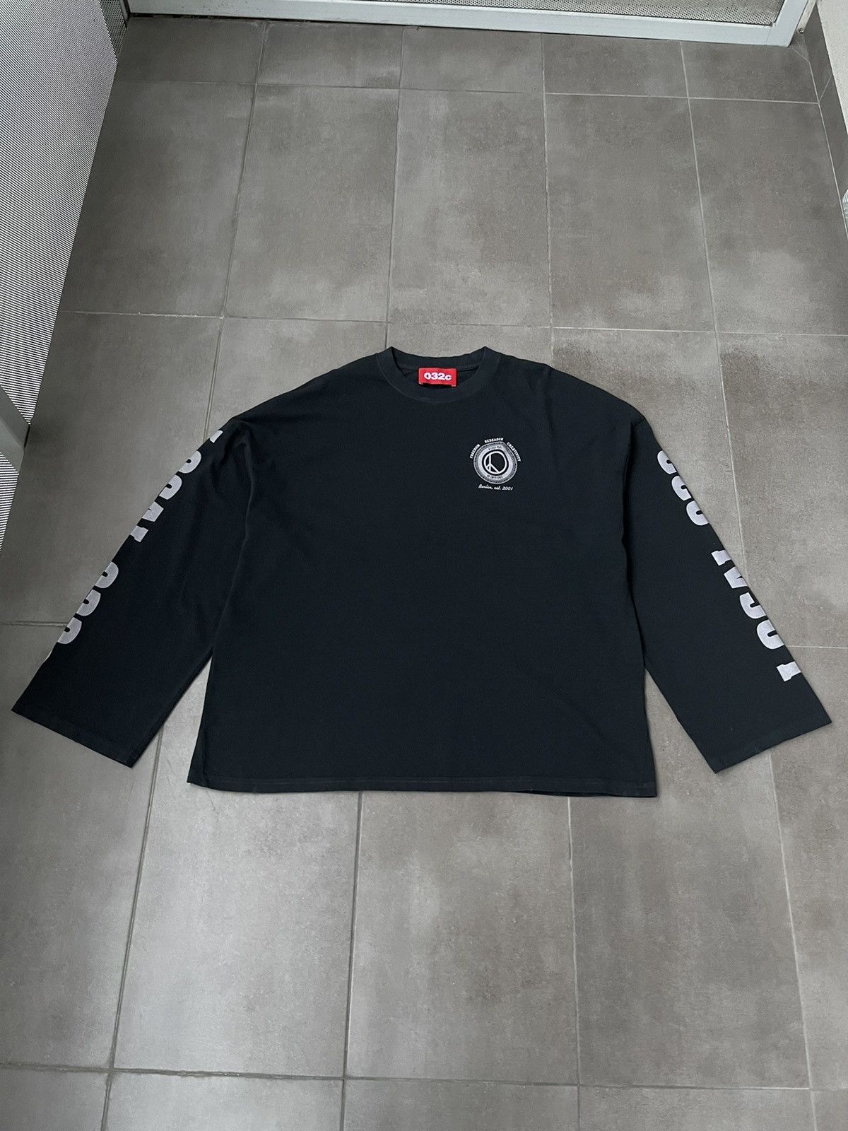 032c !DS! FW23 032c "Repetirion" Local Boxy Black Long Sleeve Size XL / US 12-14 / IT 48-50 - 12 Thumbnail