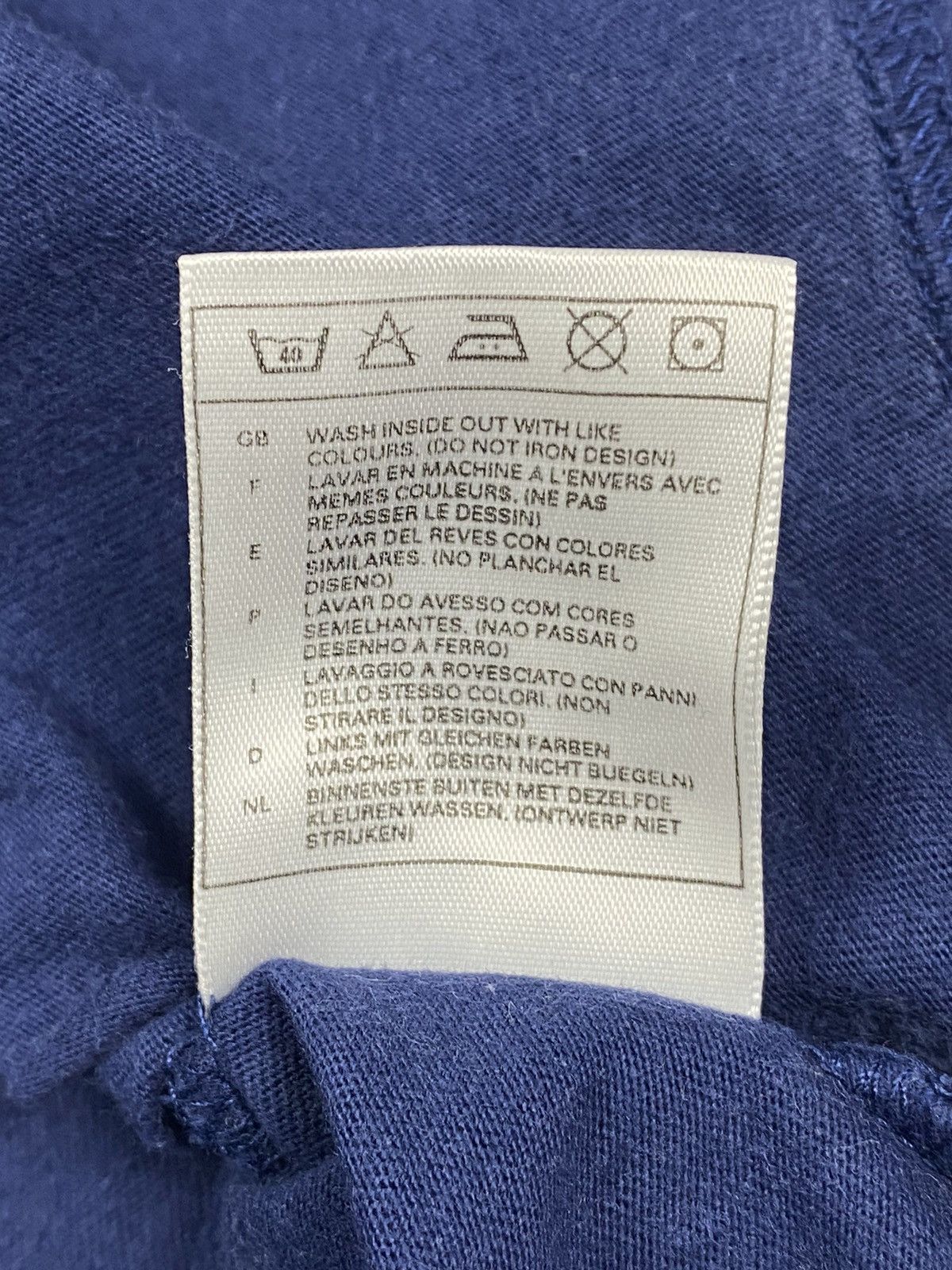 Nike Vintage 90s Nike Swoosh Big Logo Retro T Shirt Blue Size XL Size US XL / EU 56 / 4 - 15 Thumbnail