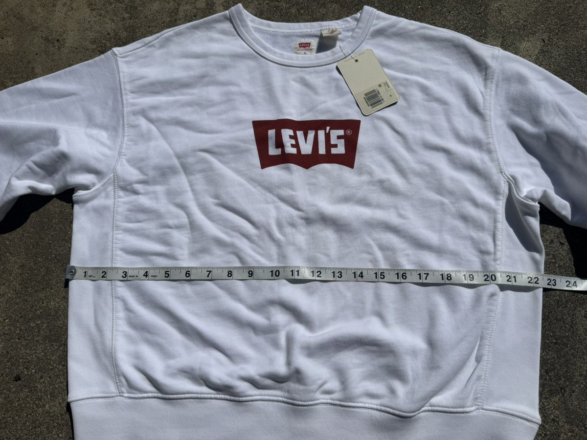 Levi's Levi’s white crewneck sweatshirt Size M / US 6-8 / IT 42-44 - 3 Thumbnail