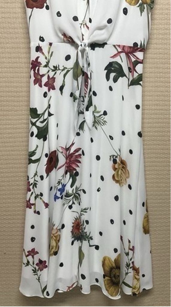 Joseph Ribkoff Joseph Ribkoff Dots Floral TeaFit &Flare Midi Dress Women 12 Size XL / US 12-14 / IT 48-50 - 5 Thumbnail