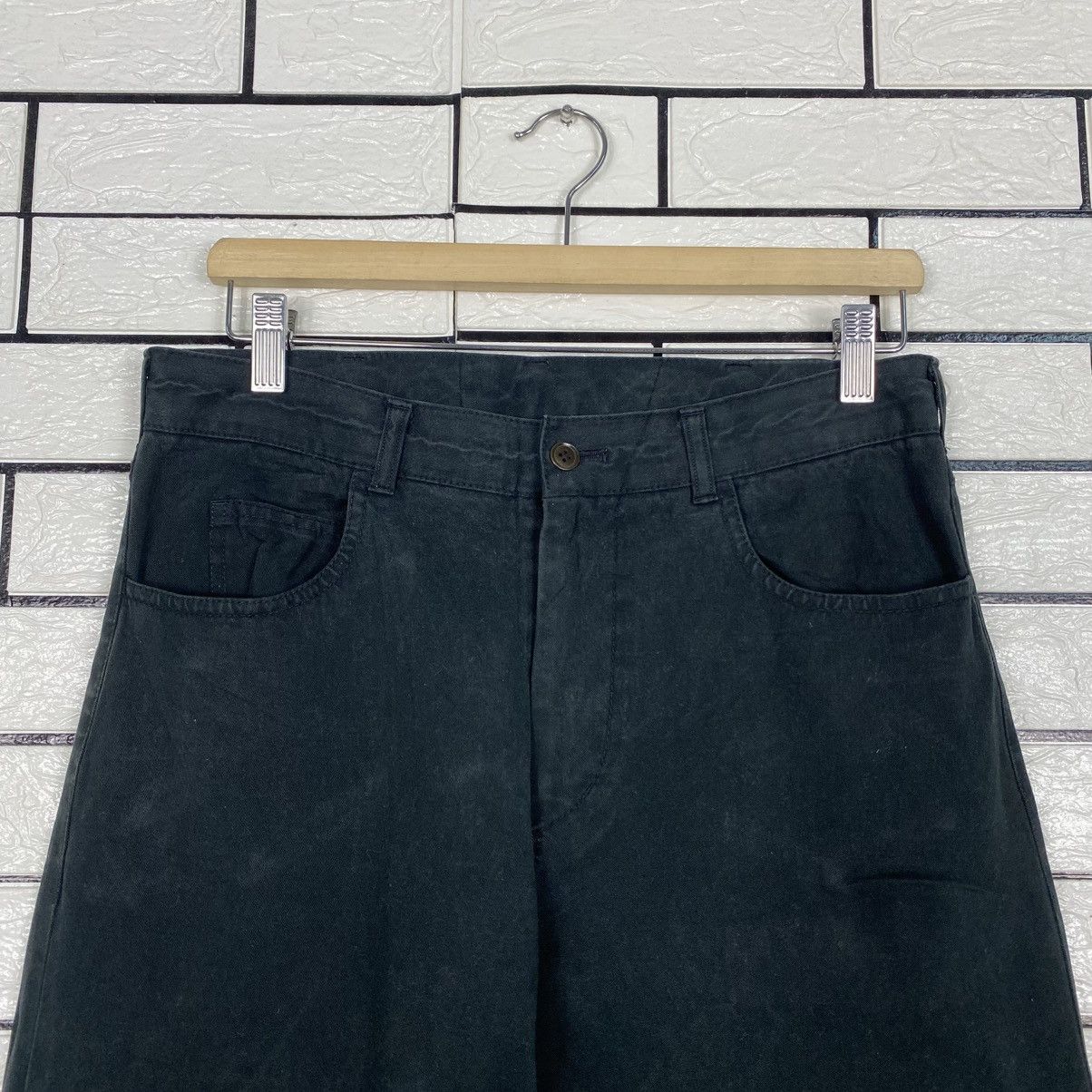 Katharine Hamnett London 📌Vintage Biker Pants Katharine Hamnett London Bondage Size US 31 - 4 Thumbnail
