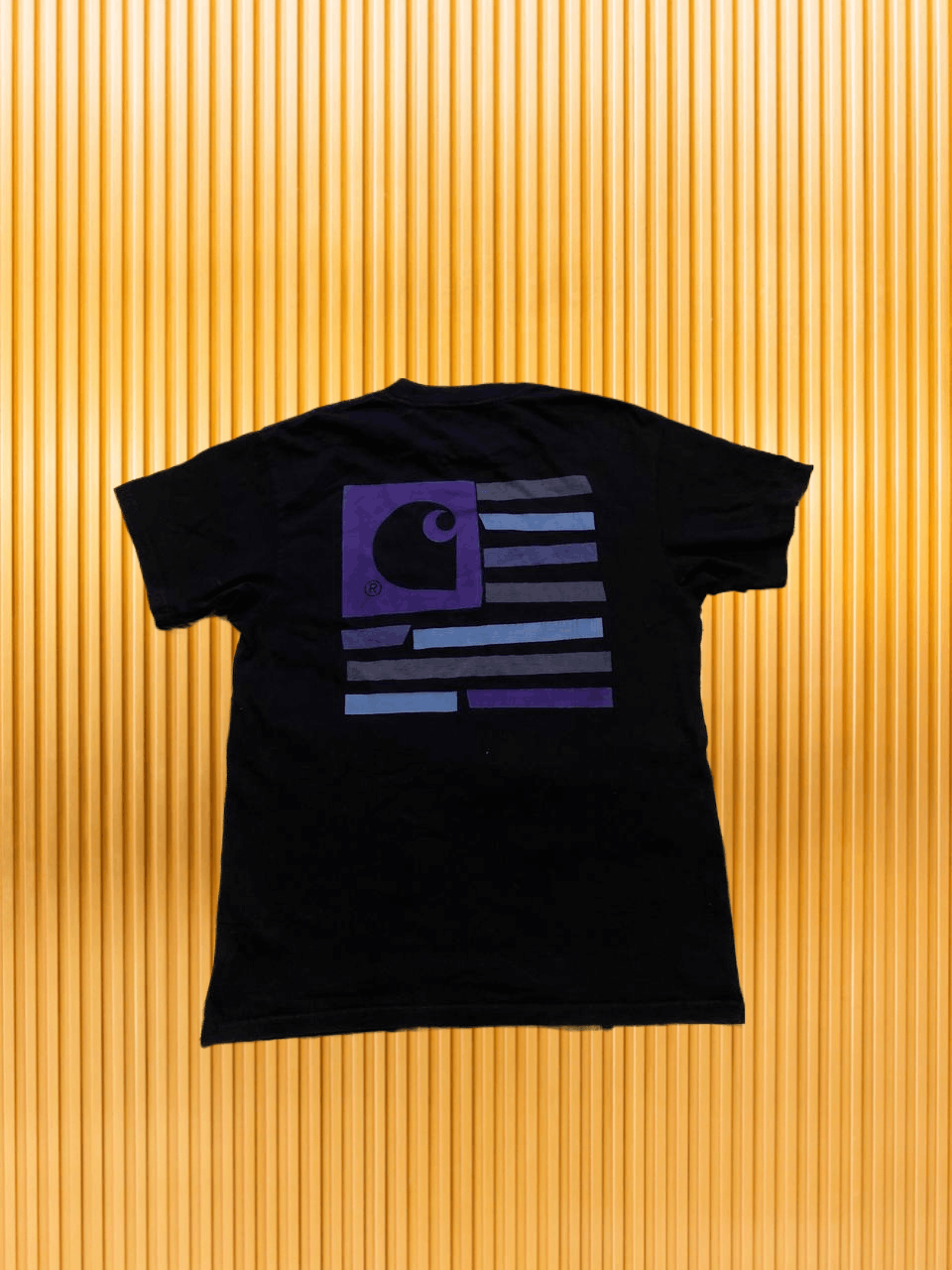 Carhartt Black T-Shirt Streetwear big print logo Y2K Vintage Carhartt Size US XS / EU 42 / 0 - 1 Thumbnail