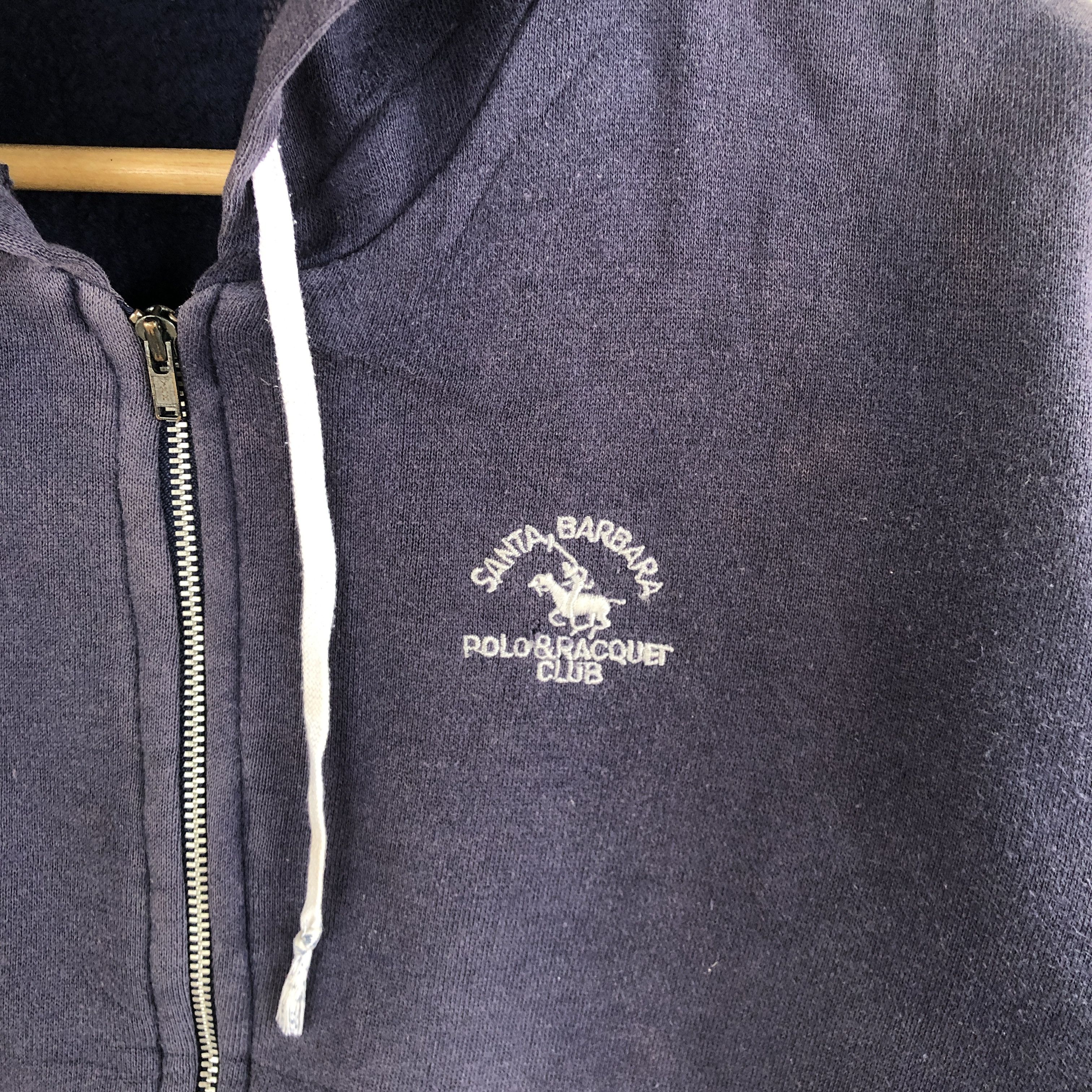 Japanese Brand × Vintage Vintage Sanra Barbara Polo Hoodie Zipper Sweater Sweatshirt Size XS / US 0-2 / IT 36-38 - 5 Thumbnail