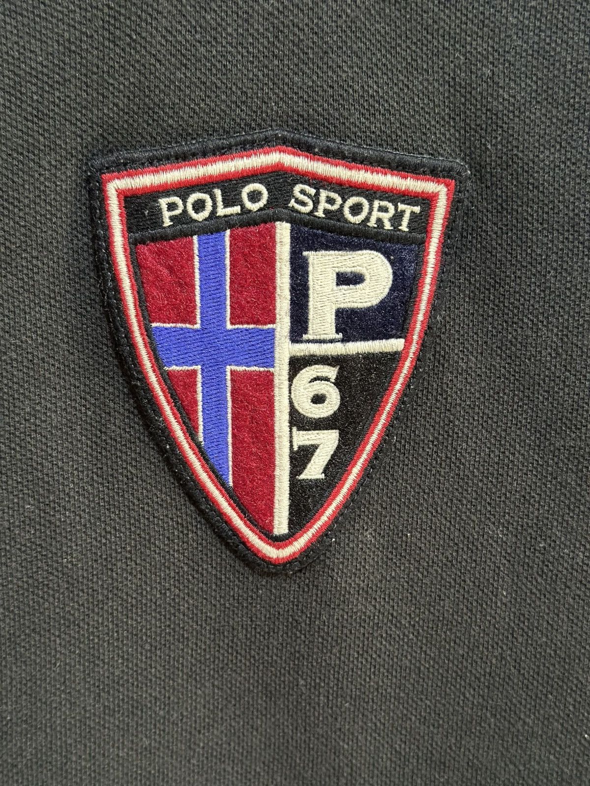 Polo Ralph Lauren Vintage Polo Sport Ralph Lauren Faded Polo Tee Size US L / EU 52-54 / 3 - 3 Thumbnail