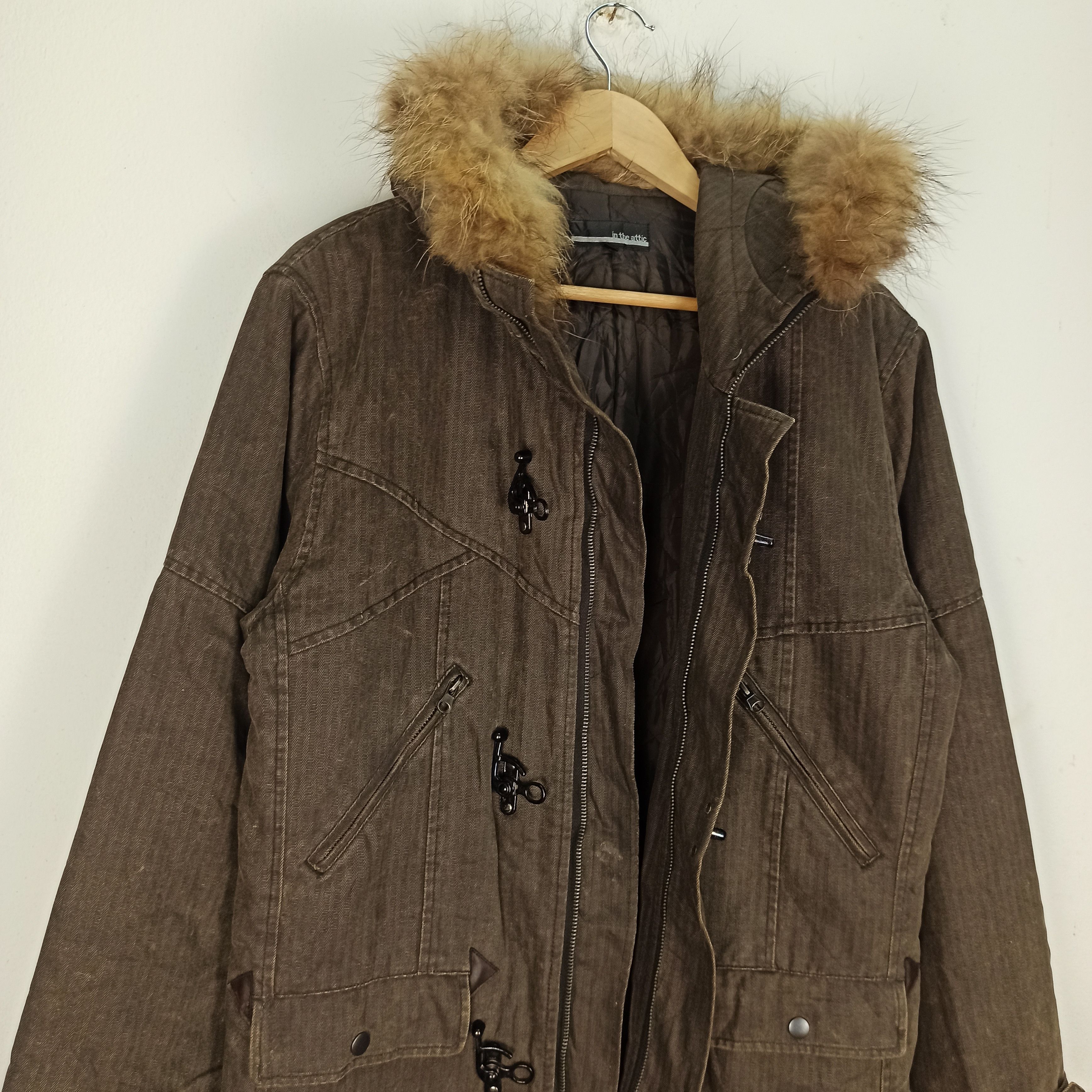 In The Attic In The Attic Homme Buckle FauxFur Hooded Bondage Punk Jacket Size US M / EU 48-50 / 2 - 12 Thumbnail