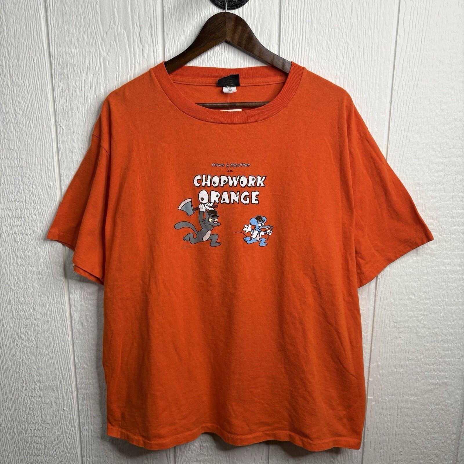 Changes Vintage The Simpsons Itchy & Scratchy Chopwork Tee X-Large Size US XL / EU 56 / 4 - 1 Thumbnail
