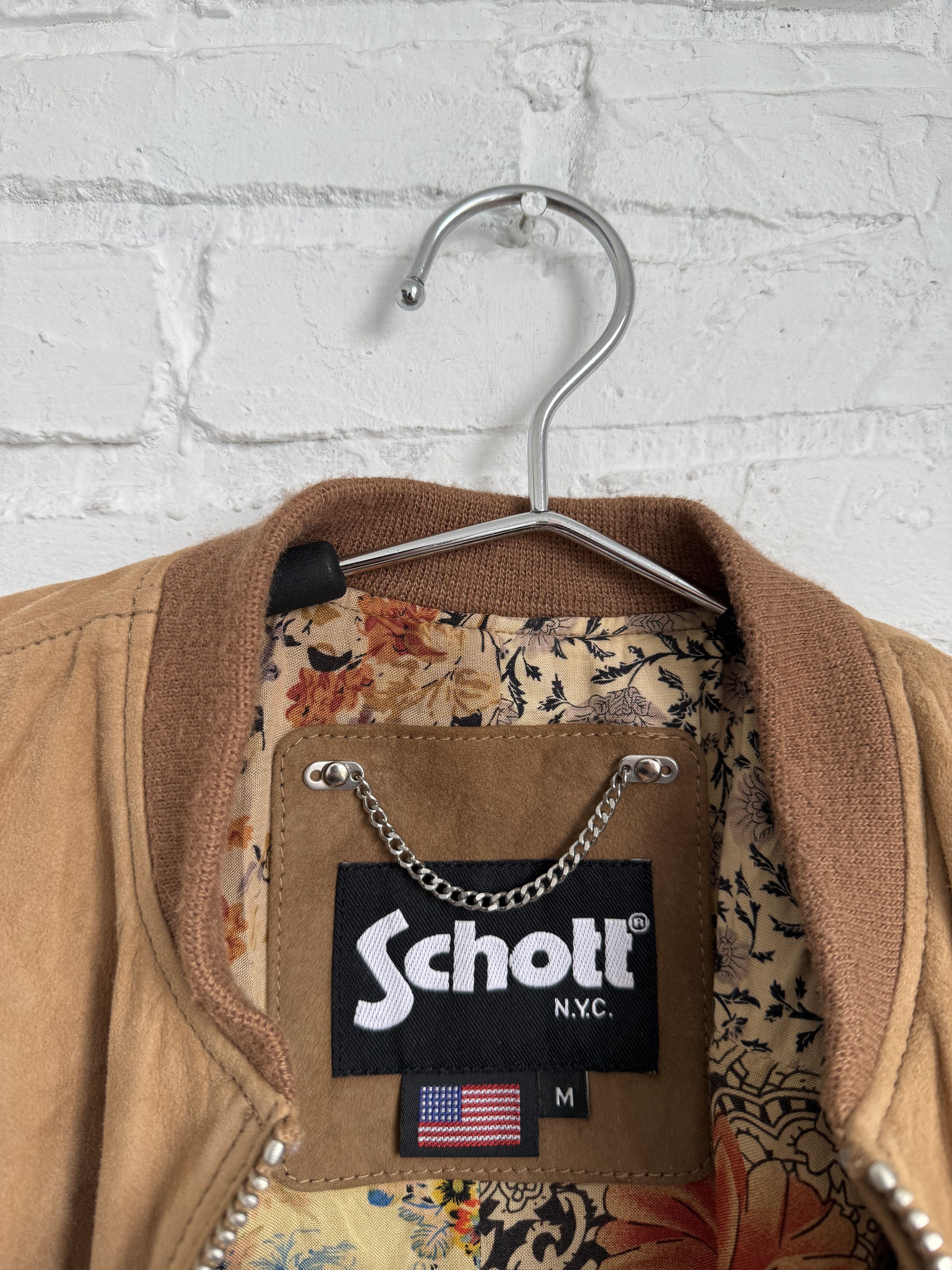 Schott Schott suede leather trucker jacket Size M / US 6-8 / IT 42-44 - 2 Thumbnail