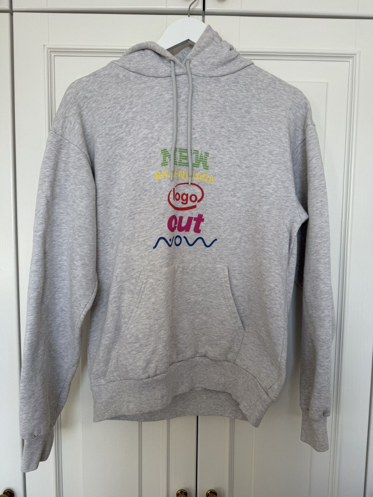 Balenciaga Balenciaga new logo hoodie Size US S / EU 44-46 / 1 - 1 Thumbnail