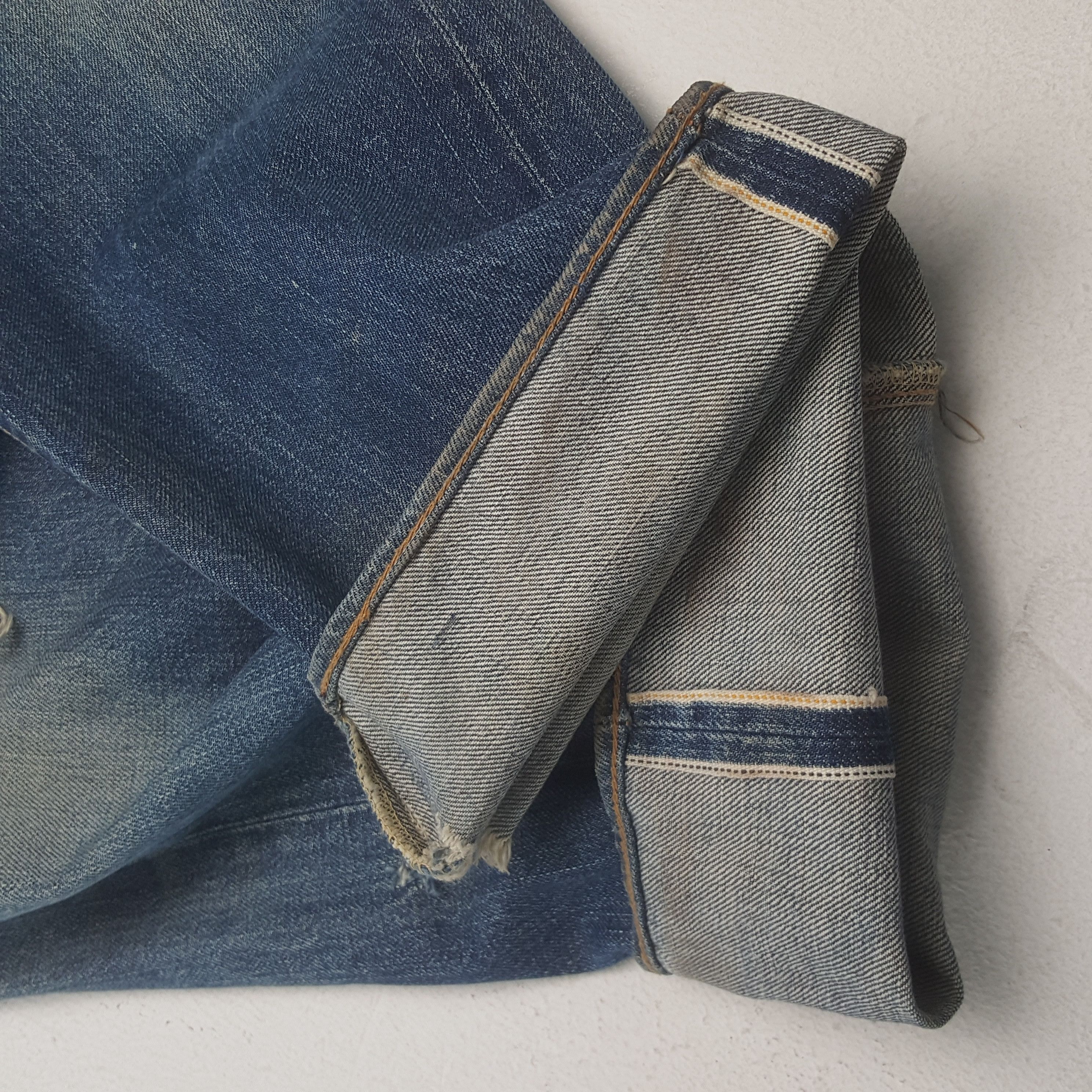 If Six Was Nine × Japanese Brand × Vintage Vintage Evis Japanese Brand Daicock Custom Art Denim Jeans Size US 29 - 14 Thumbnail