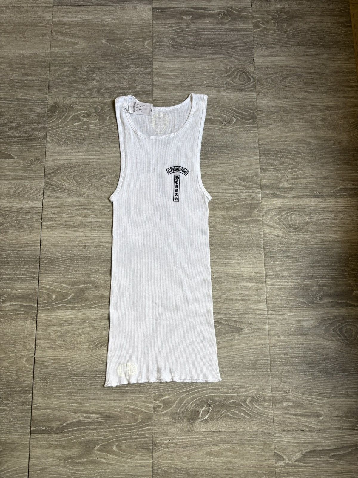 Chrome Hearts Chrome Hearts White Cross T Bar Tank Top Size US L / EU 52-54 / 3 - 2 Thumbnail