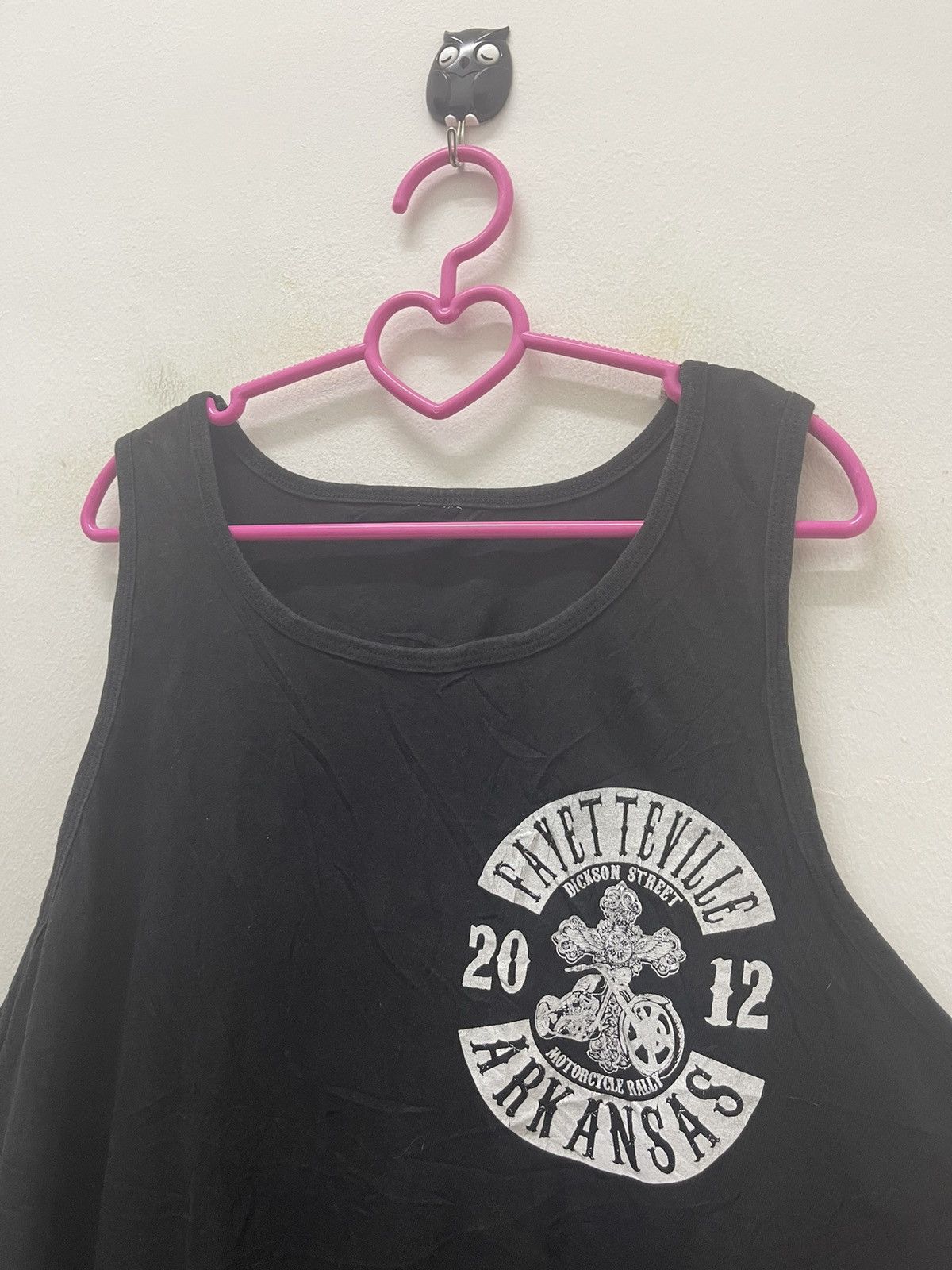 Harley Davidson Rare 2012 FAYETTEVILLE MOTORCYCLE RALLY Arkansas Sleeveless Size US XL / EU 56 / 4 - 4 Thumbnail