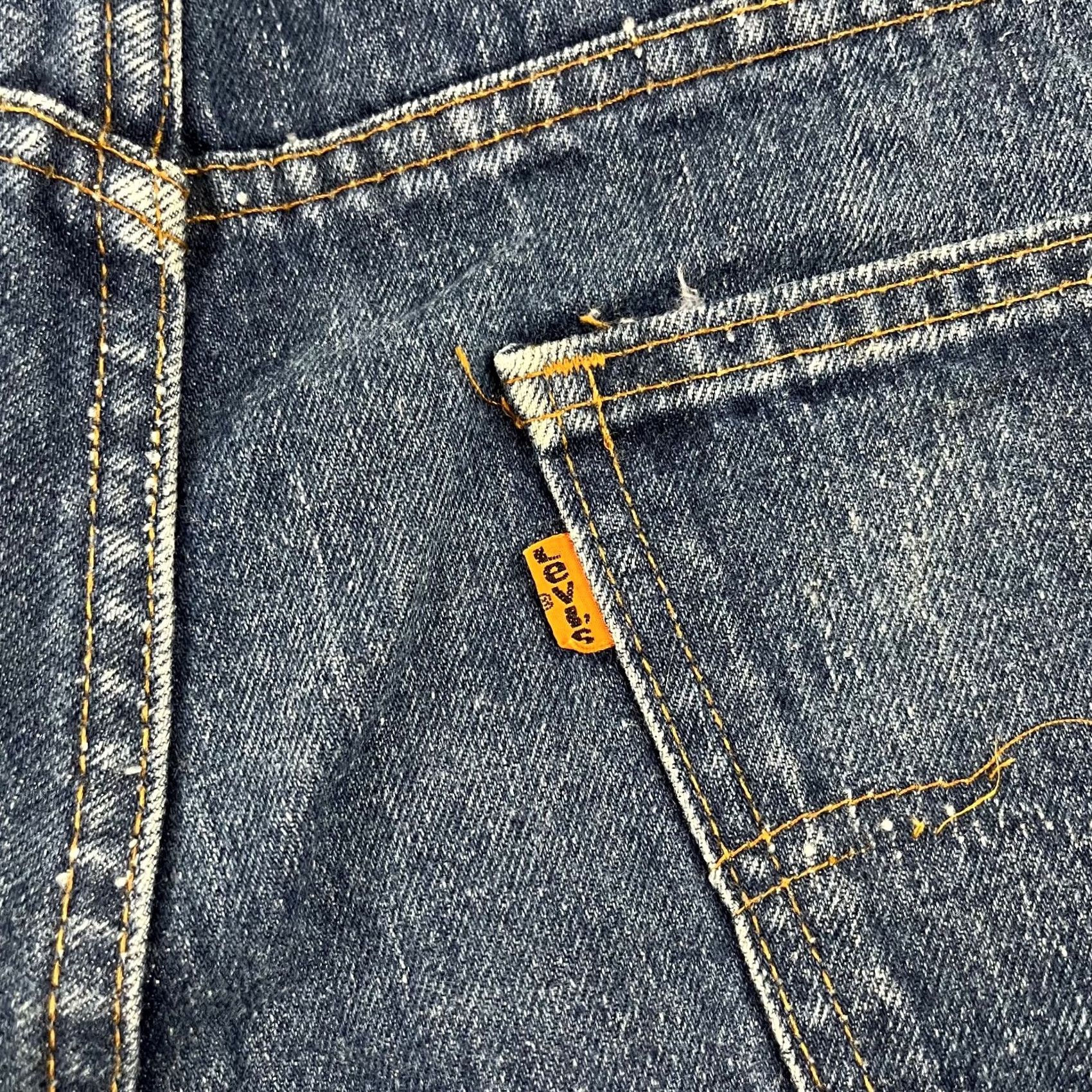 Levi's VINTAGE Levi's Jeans Mens 32 x 29 Slim Straight Blue Denim USA Made 90s Retro Orange Tab Mens Size US 32 / EU 48 - 3 Thumbnail