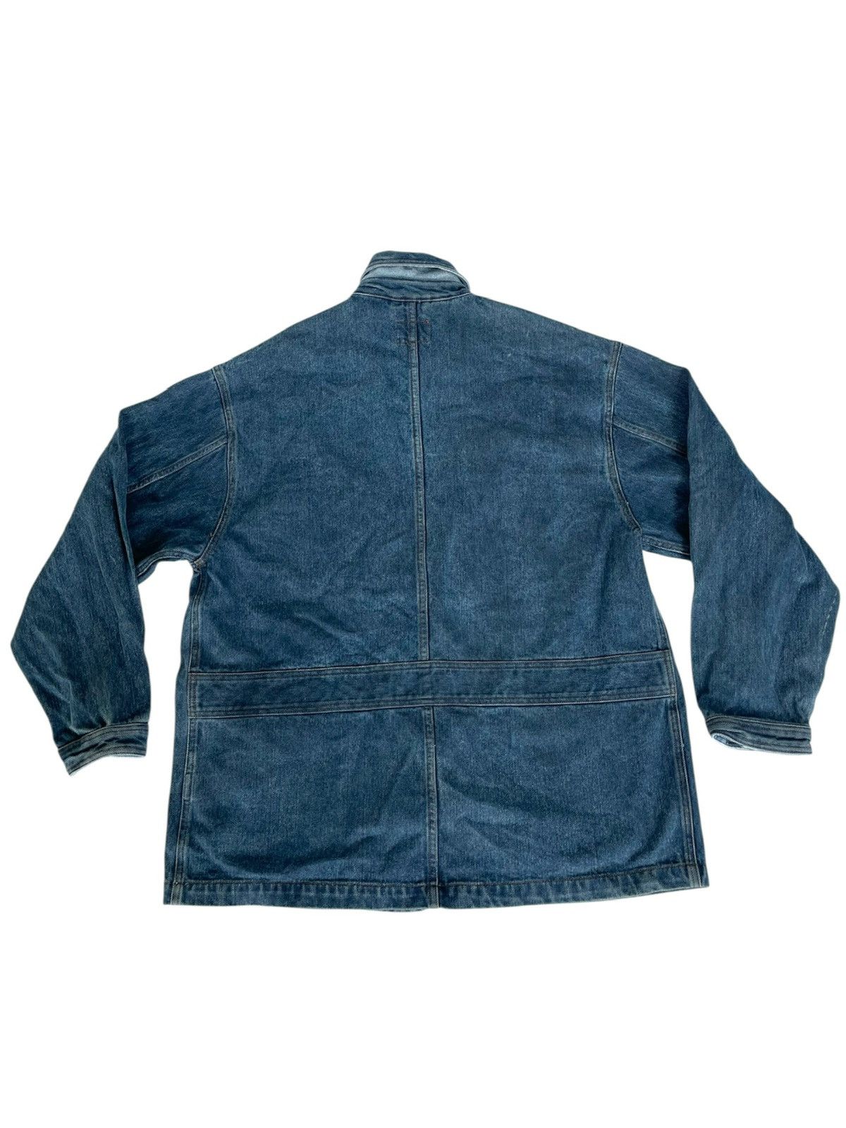 Calvin Klein × Vintage CALVIN KLEIN Vintage 90’s Denim Chore Jacket M Size US M / EU 48-50 / 2 - 2 Thumbnail