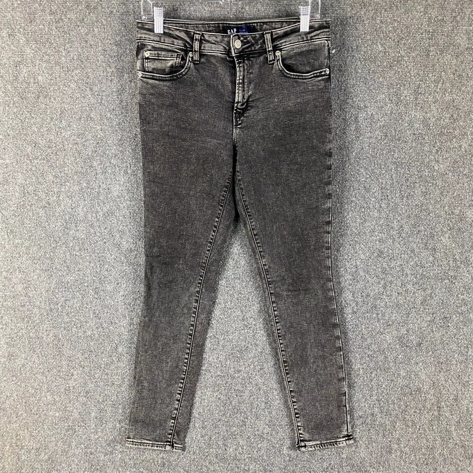 Gap Gap Jeans Women's 8 29R Charcoal Wash Universal Legging Size 30" / US 8 / IT 44 - 1 Thumbnail