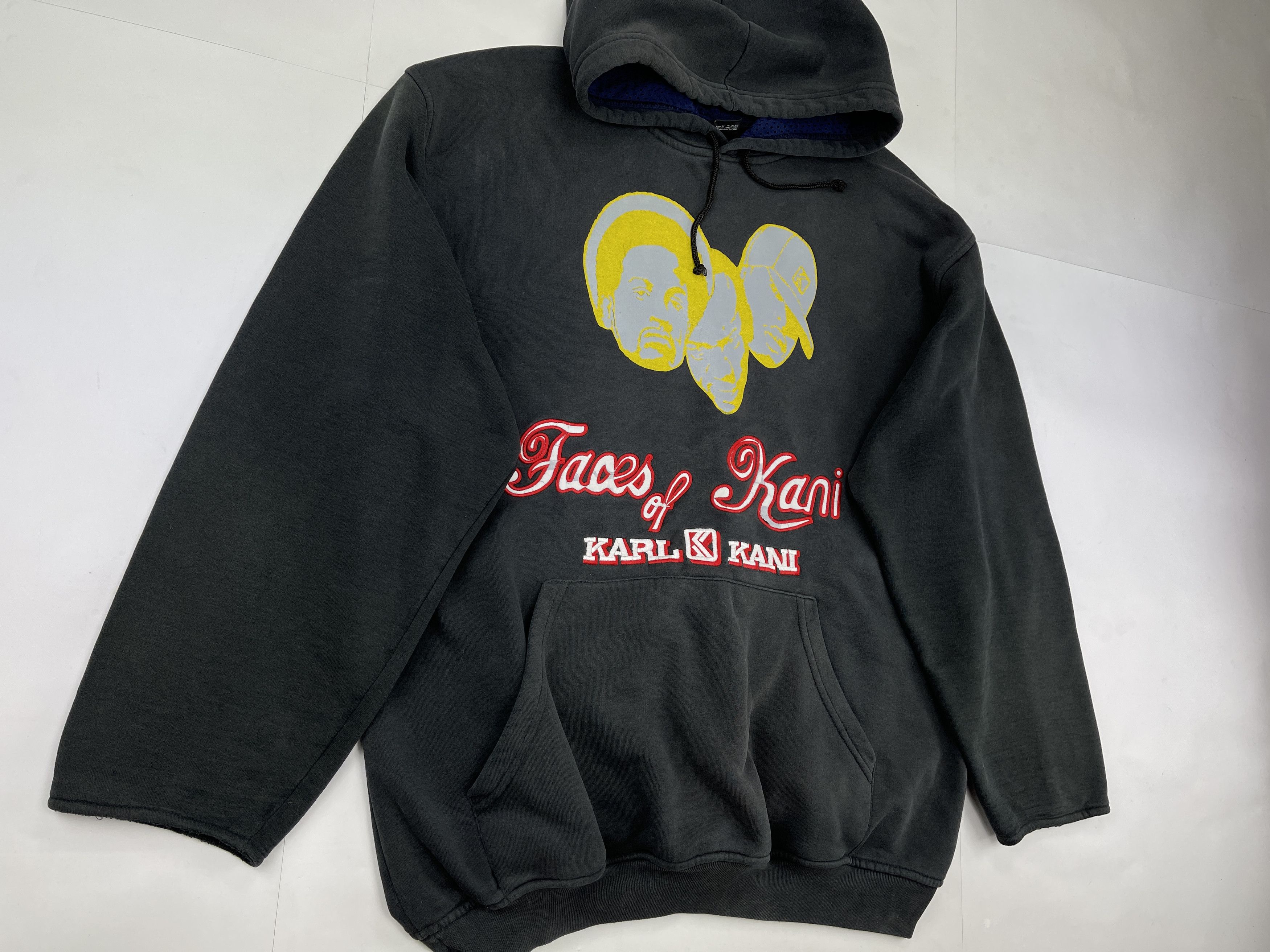Karl Kani KARL KANI hoodie Faces of Kani vintage hip hop sweatshirt XL Size US XL / EU 56 / 4 - 2 Thumbnail