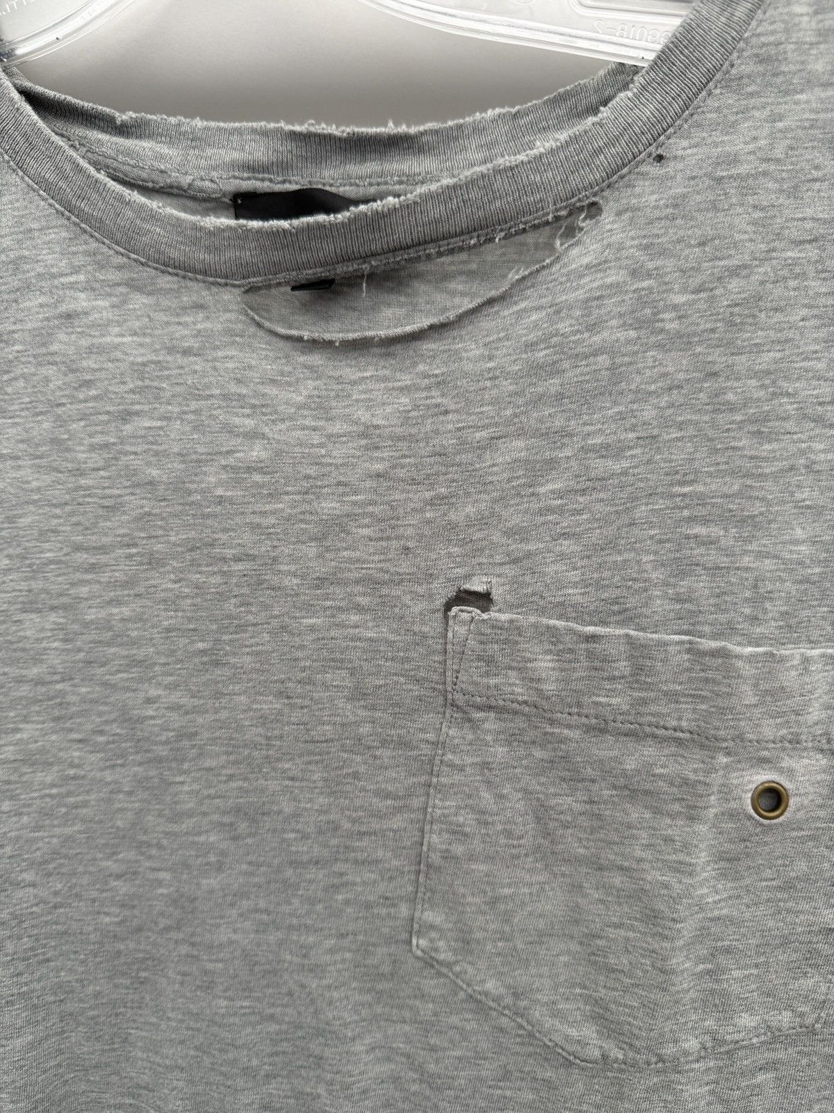 A.P.C. Vintage APC heather gray pocket tee Size US XS / EU 42 / 0 - 4 Thumbnail