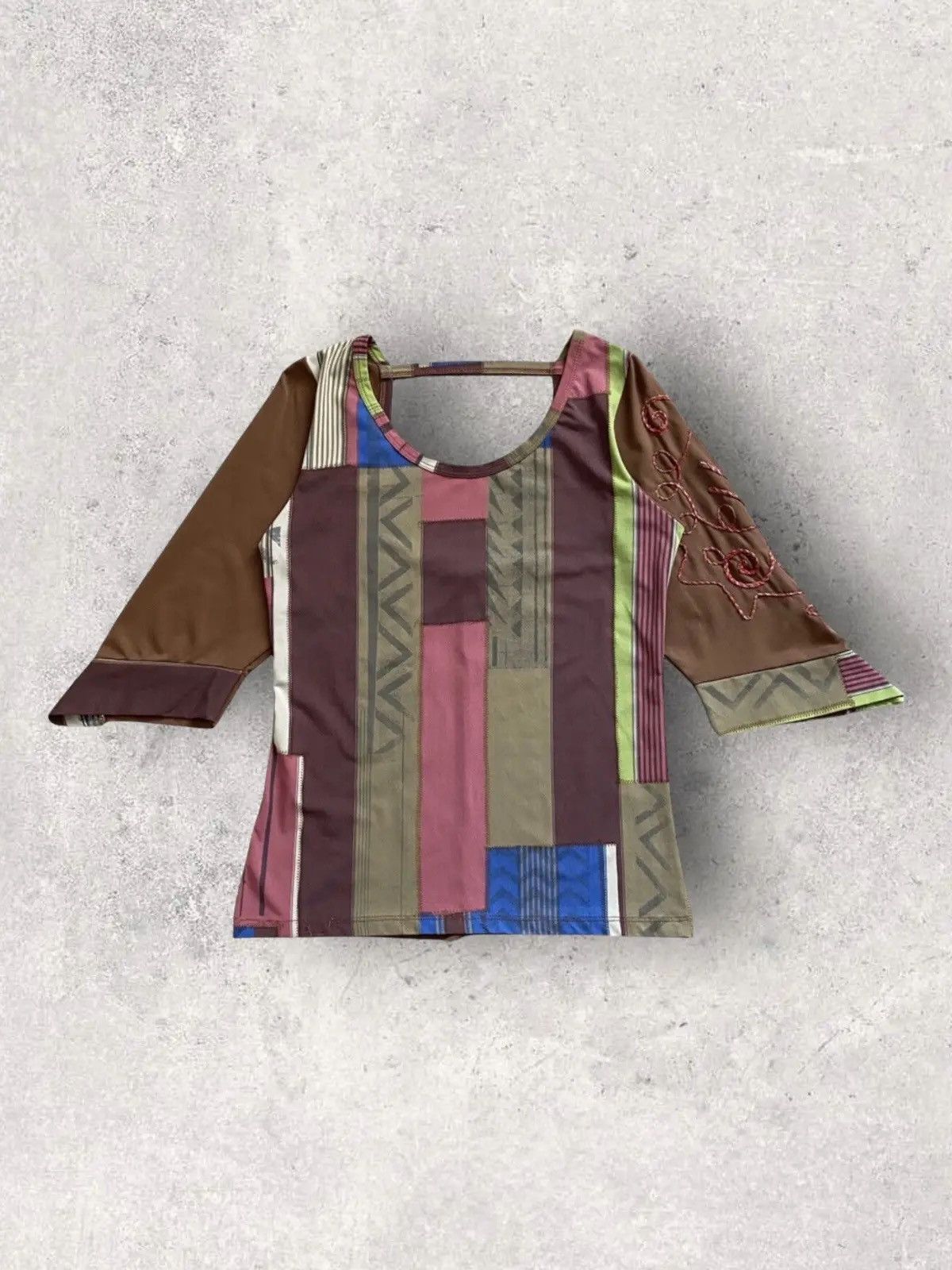 Hysteric Glamour Save the Queen Avant Garde Top Blouse Aztec Size L / US 10 / IT 46 - 1 Thumbnail