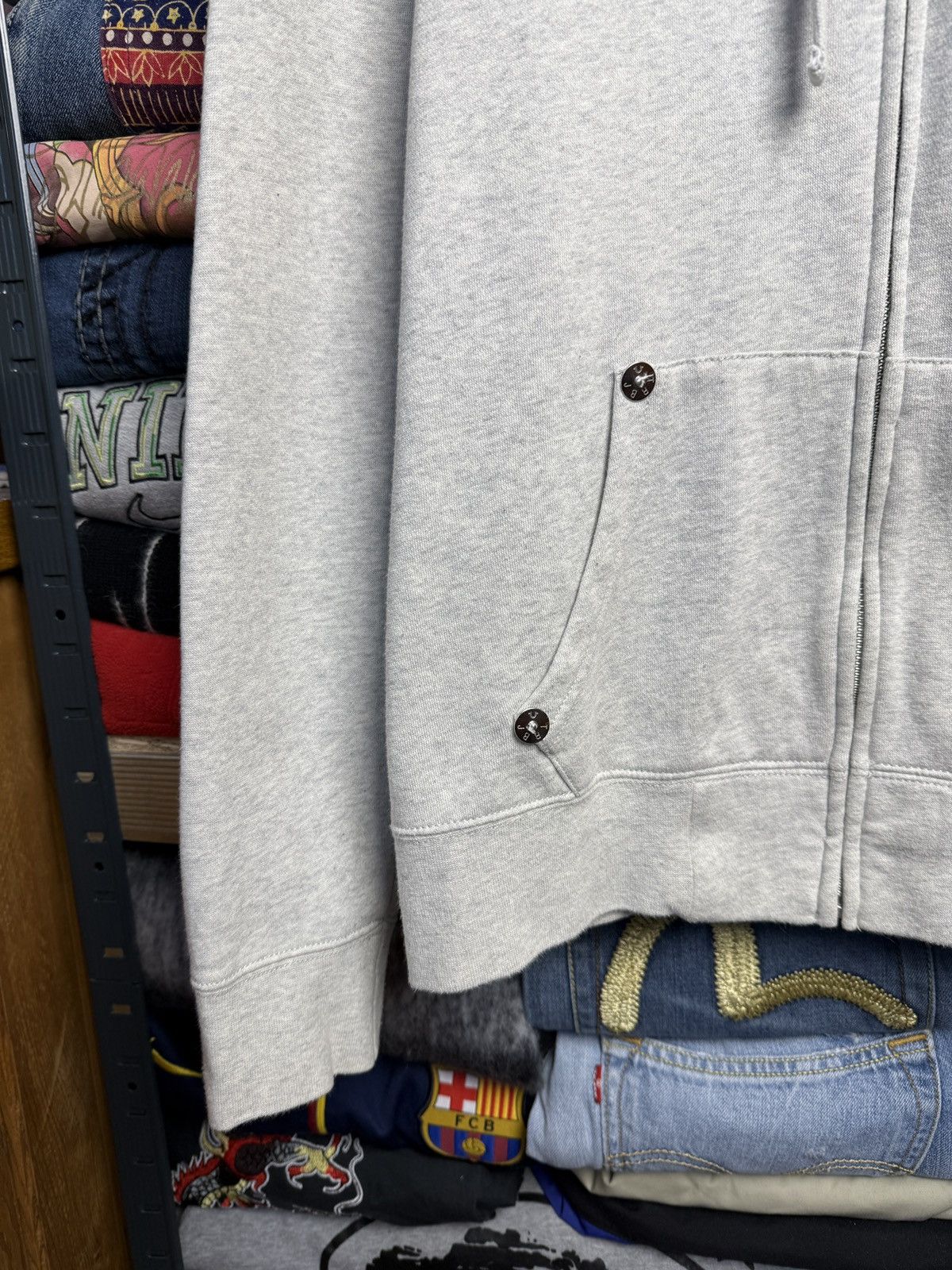 True Religion Y2k True Religion Zip Hoodie Gray Big Logo Size US S / EU 44-46 / 1 - 5 Thumbnail