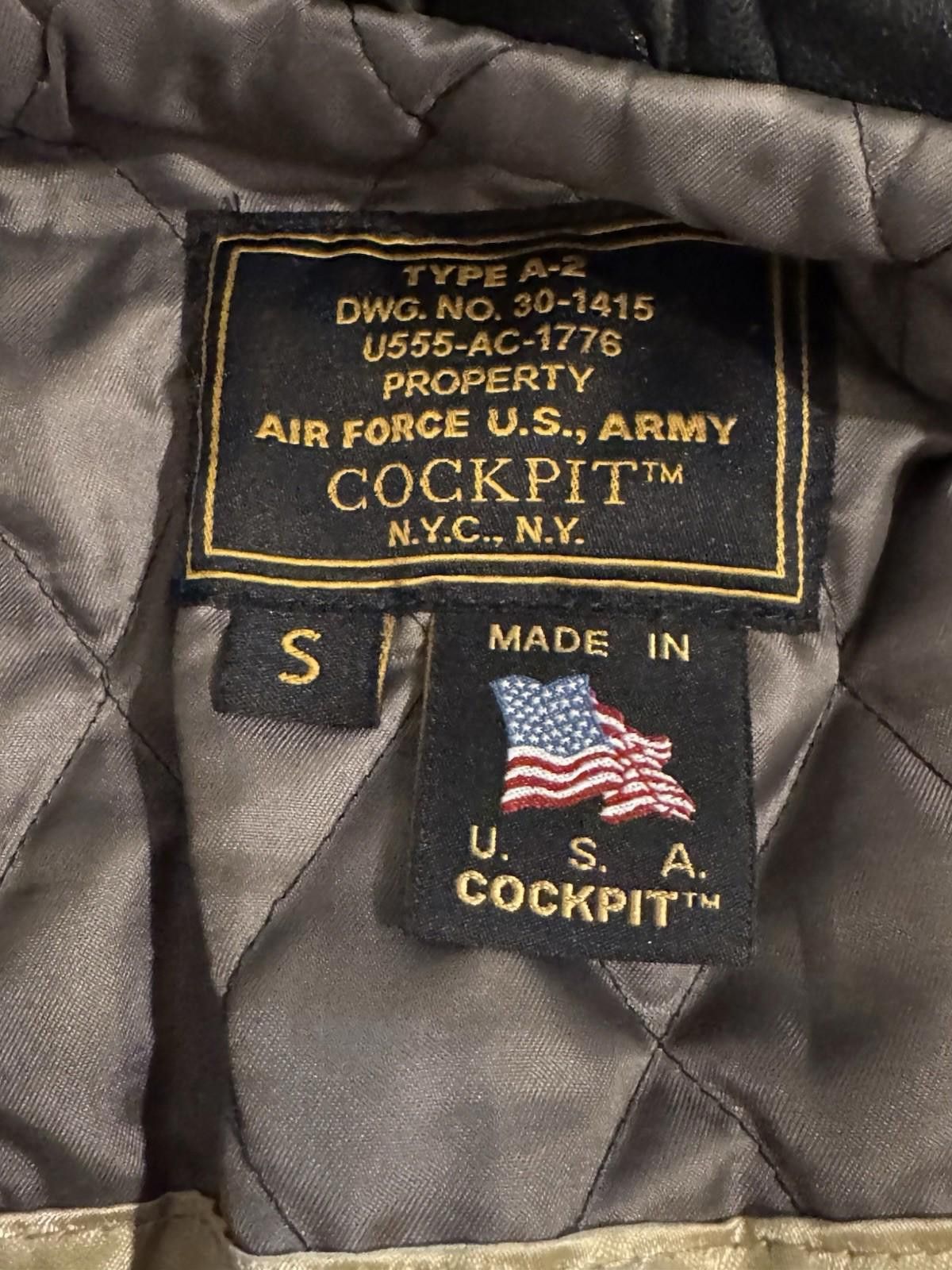 Cockpit USA COCKPIT USA Type A-2 Air Force US Army DWG 30-1415 D Brown L Size US S / EU 44-46 / 1 - 4 Thumbnail