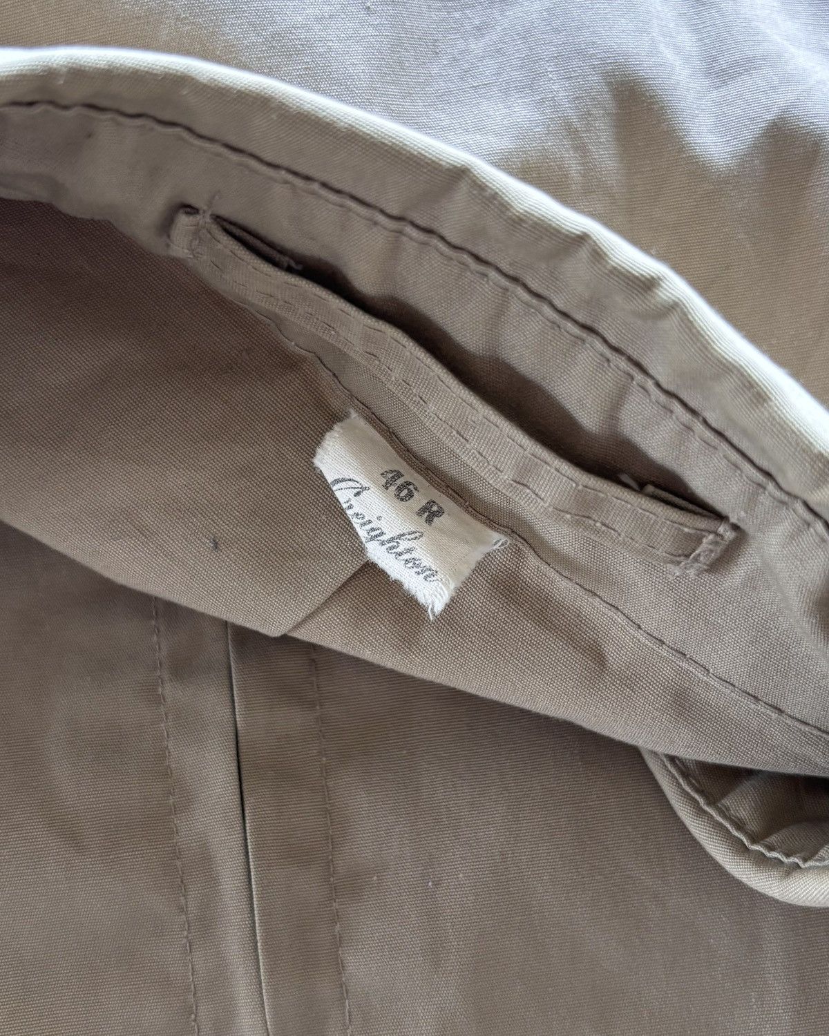 Vintage 70s Geighton Beige Work Jacket Size US L / EU 52-54 / 3 - 4 Thumbnail