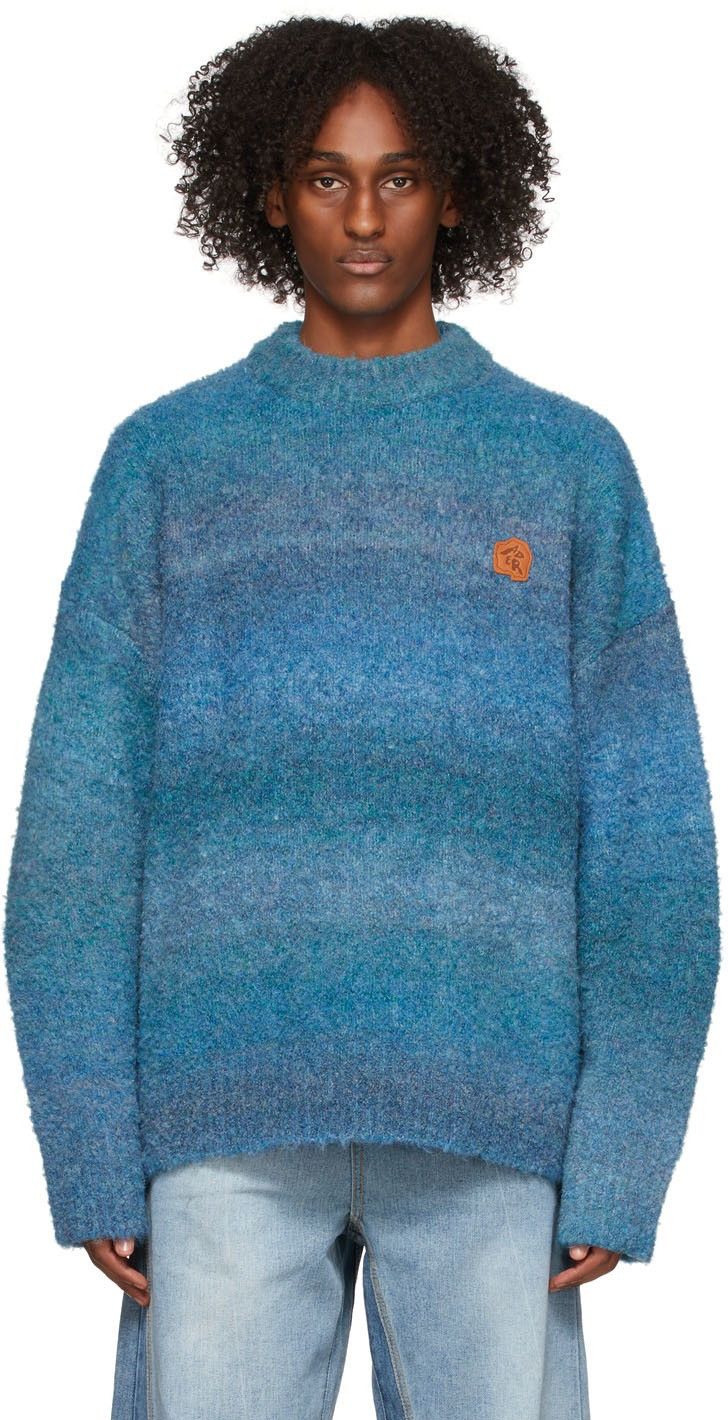 Ader Error Ader Error Canyon Knit Blue Gradient Sweater Size US M / EU 48-50 / 2 - 17 Thumbnail