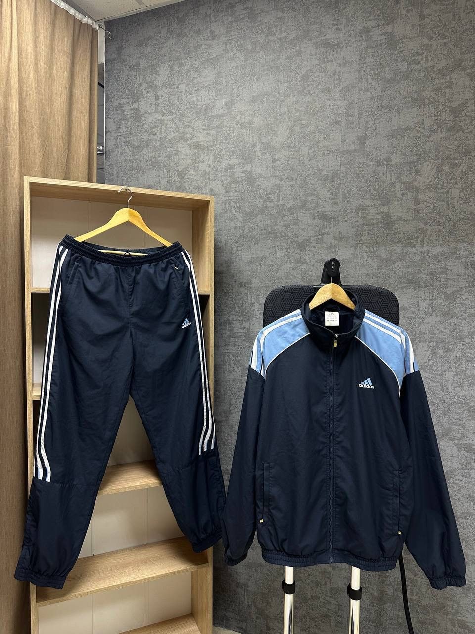 Adidas × Vintage Vintage Adidas Sporstwear Drill Tracksuit Size US M / EU 48-50 / 2 - 1 Thumbnail
