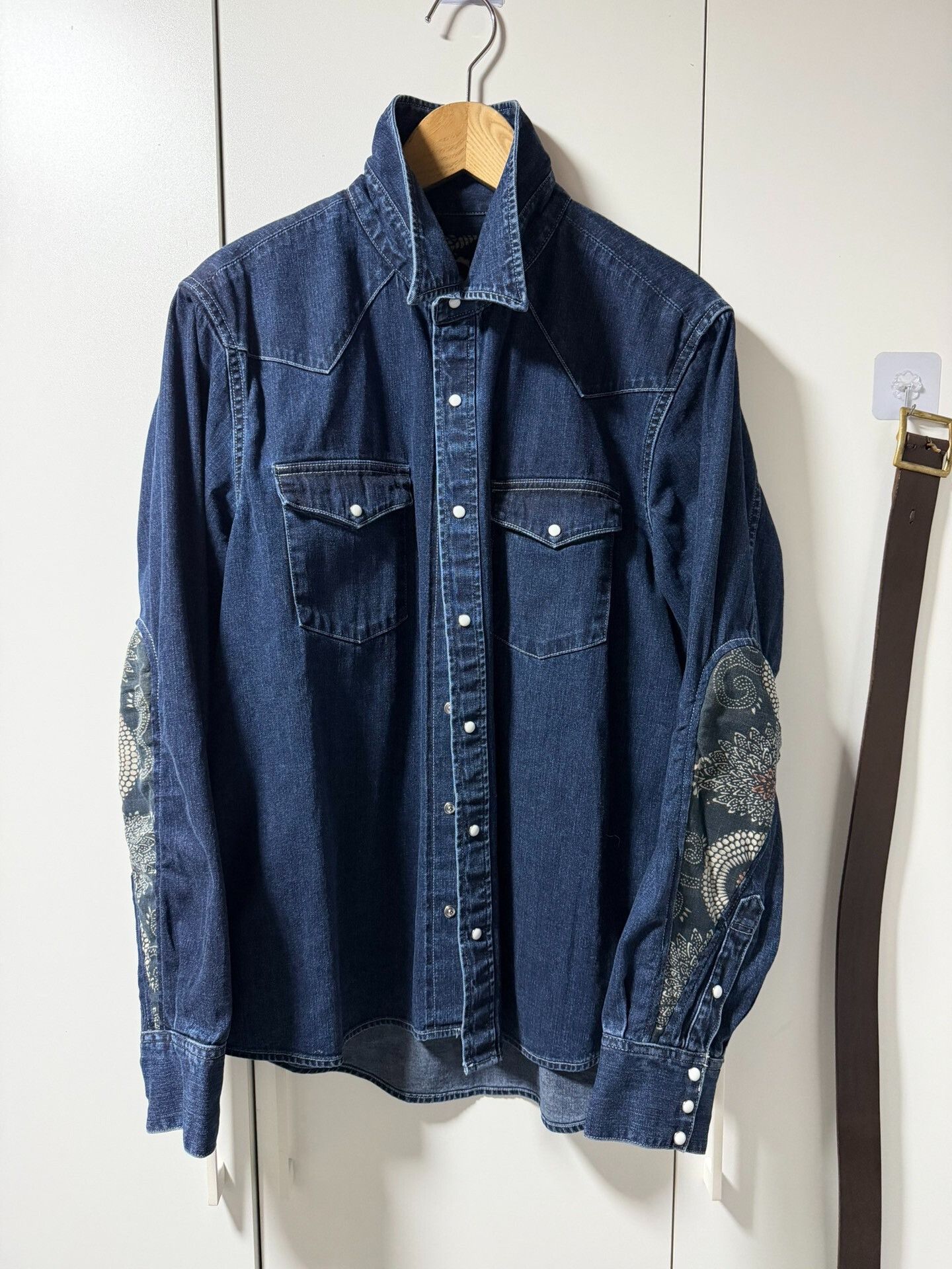 Visvim visvim albacore shirt denim with unique details Size US M / EU 48-50 / 2 - 1 Thumbnail