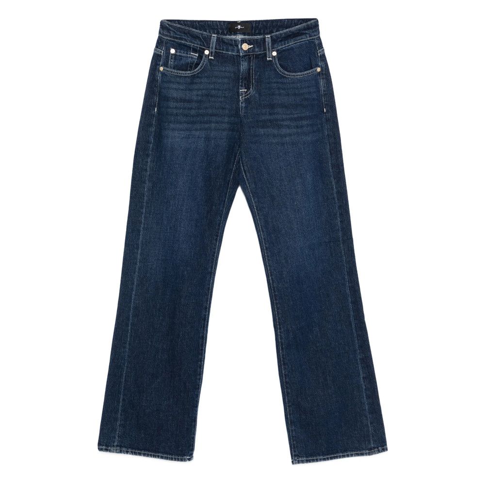 7 For All Mankind 7 For All Mankind BLUE Denim - Straight-Leg Jeans Size 26" / US 2 / IT 38 - 1 Thumbnail