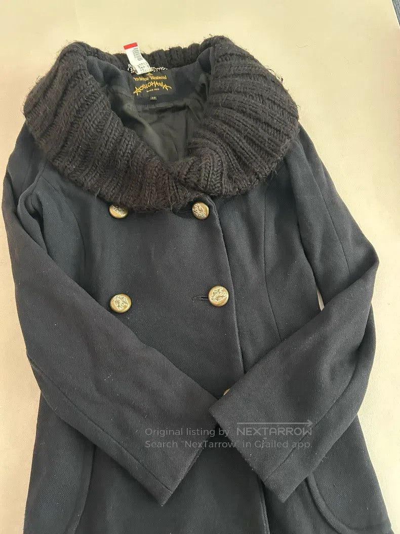 Vivienne Westwood Vivienne Westwood Knit Collar Double Breasted Gold Buttone Size M / US 6-8 / IT 42-44 - 6 Thumbnail