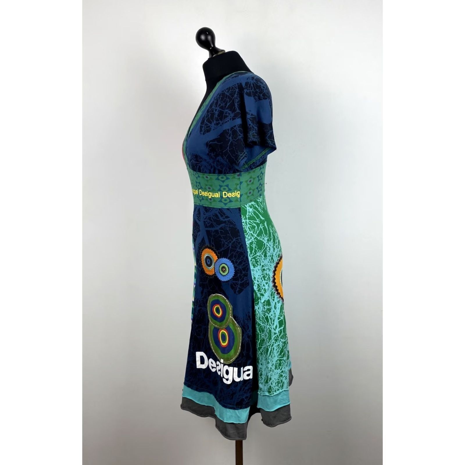 Desigual Desigual womens dress Multicoloured Size M Size M / US 6-8 / IT 42-44 - 3 Thumbnail