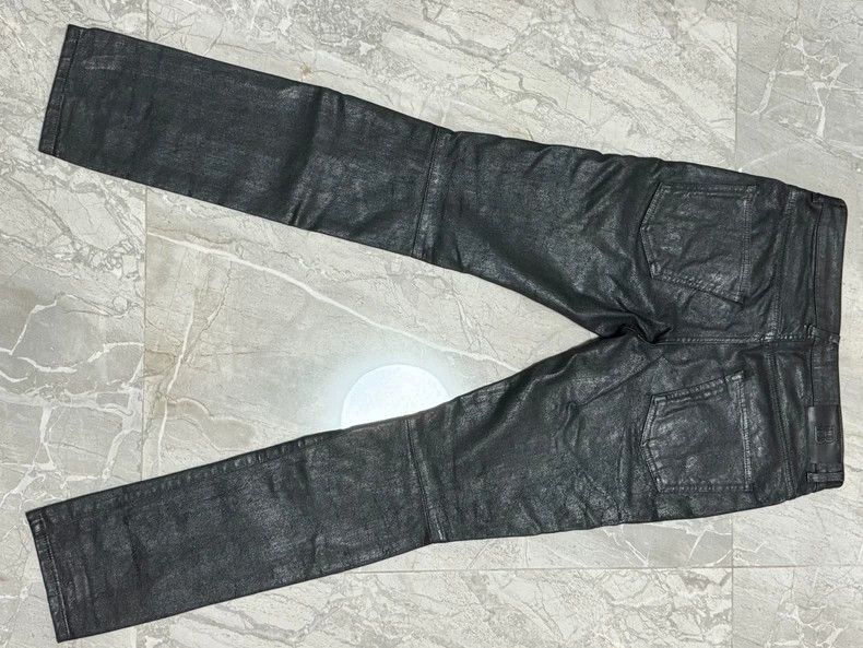 Balmain Balmain Black Coated Jeans by Pierre Balmain-2507 Size US 31 - 2 Thumbnail