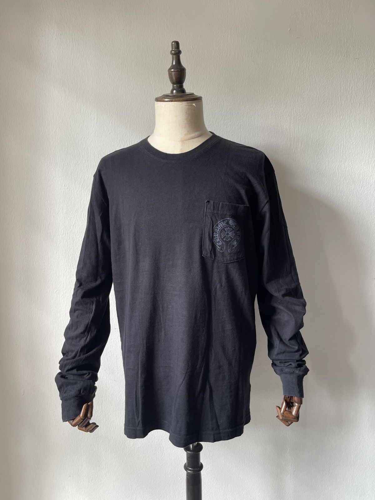 Chrome Hearts Rare Chrome Hearts STAFF Purple On Black Long Sleeve Size US XL / EU 56 / 4 - 7 Thumbnail