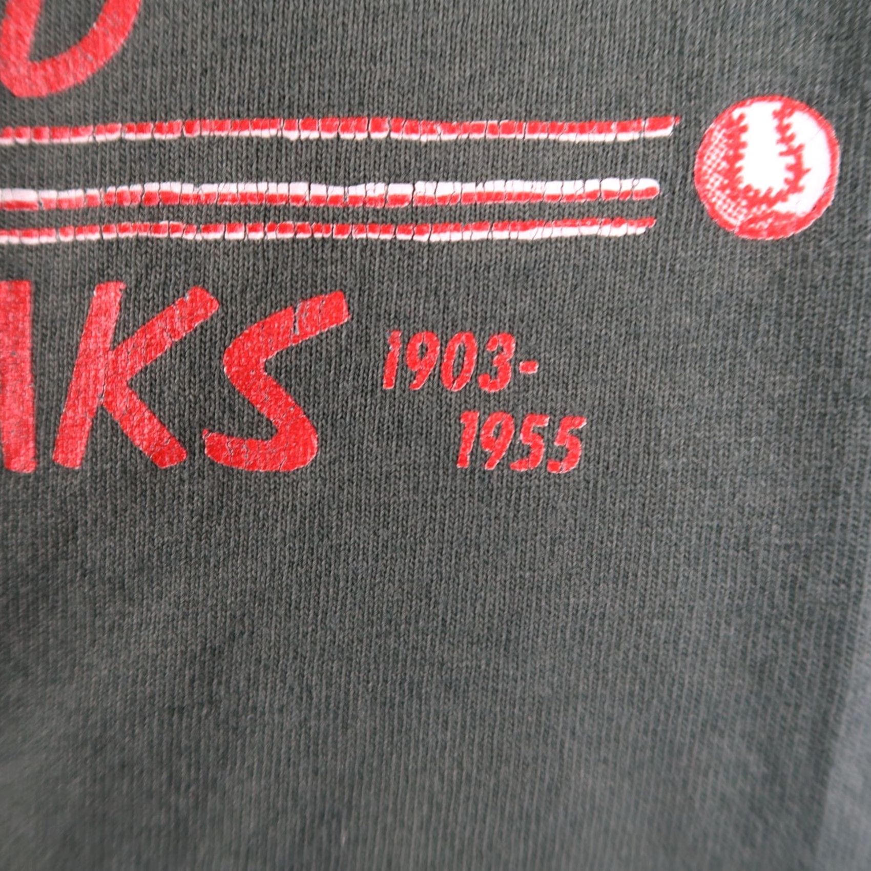 Ebbets Field Flannels VINTAGE Oakland Oaks T-Shirt Mens L Green Ebbets Field Flannels Baseball Minor League Sports Retro Outdoor 2000s Mens Size US L / EU 52-54 / 3 - 7 Thumbnail