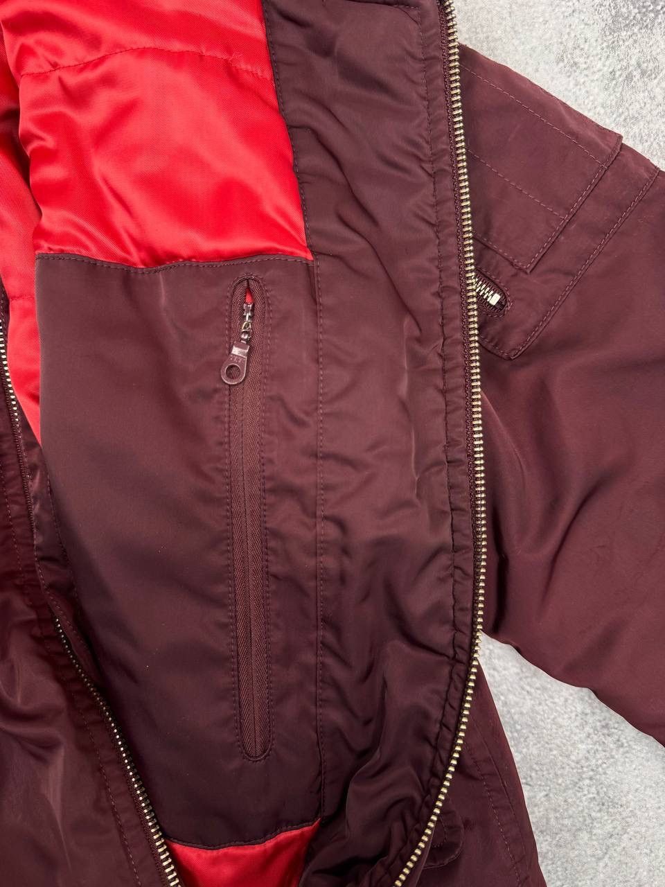 Lacoste Lacoste Live Men's Bomber Jacket Burgundy Size L Size US L / EU 52-54 / 3 - 9 Thumbnail