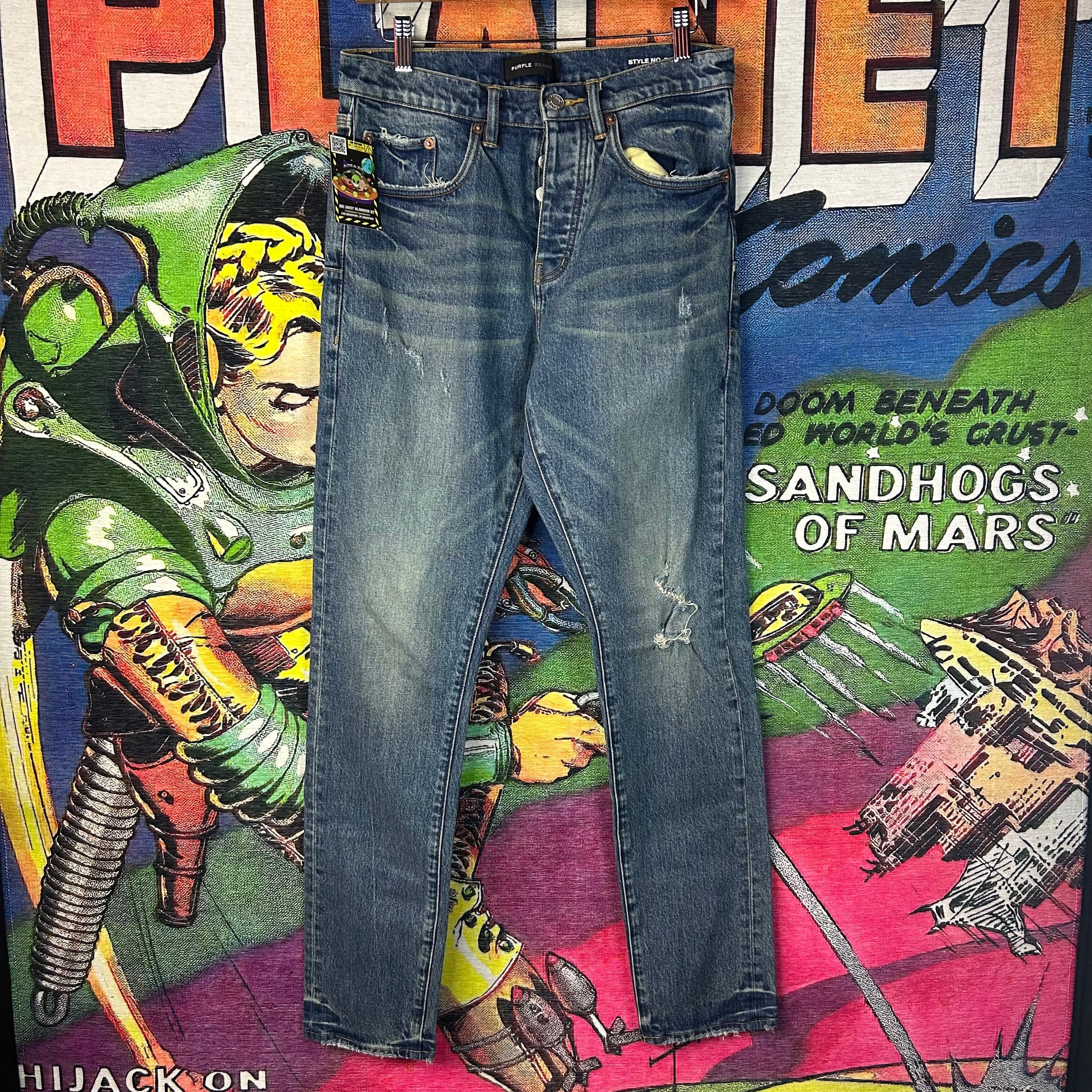 Purple Brand Purple Brand Distressed Denim Size 36” Size US 36 / EU 52 - 1 Thumbnail