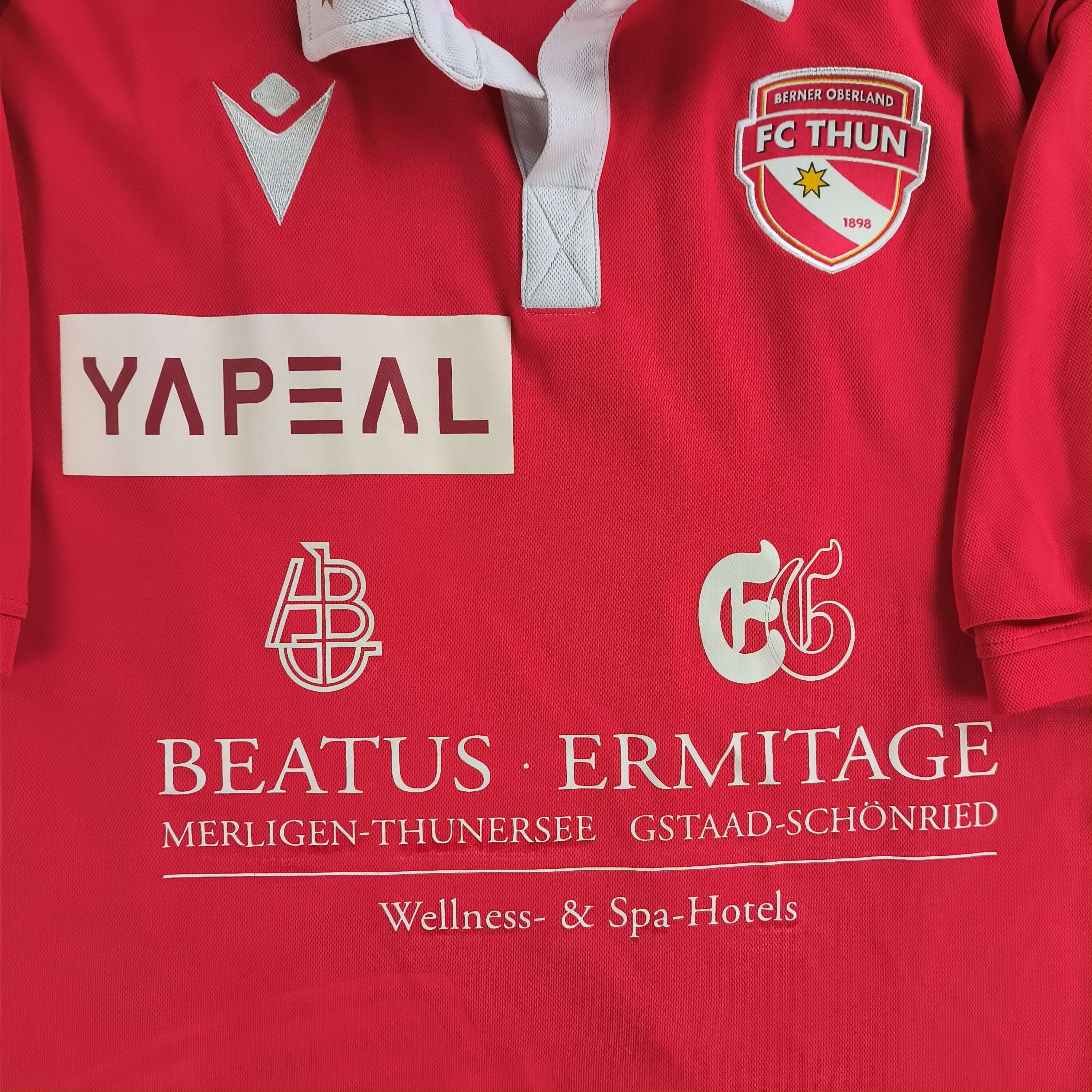 Macron FC Thun 2022-23 Macron home #14 football jersey shirt size L Size US L / EU 52-54 / 3 - 3 Thumbnail