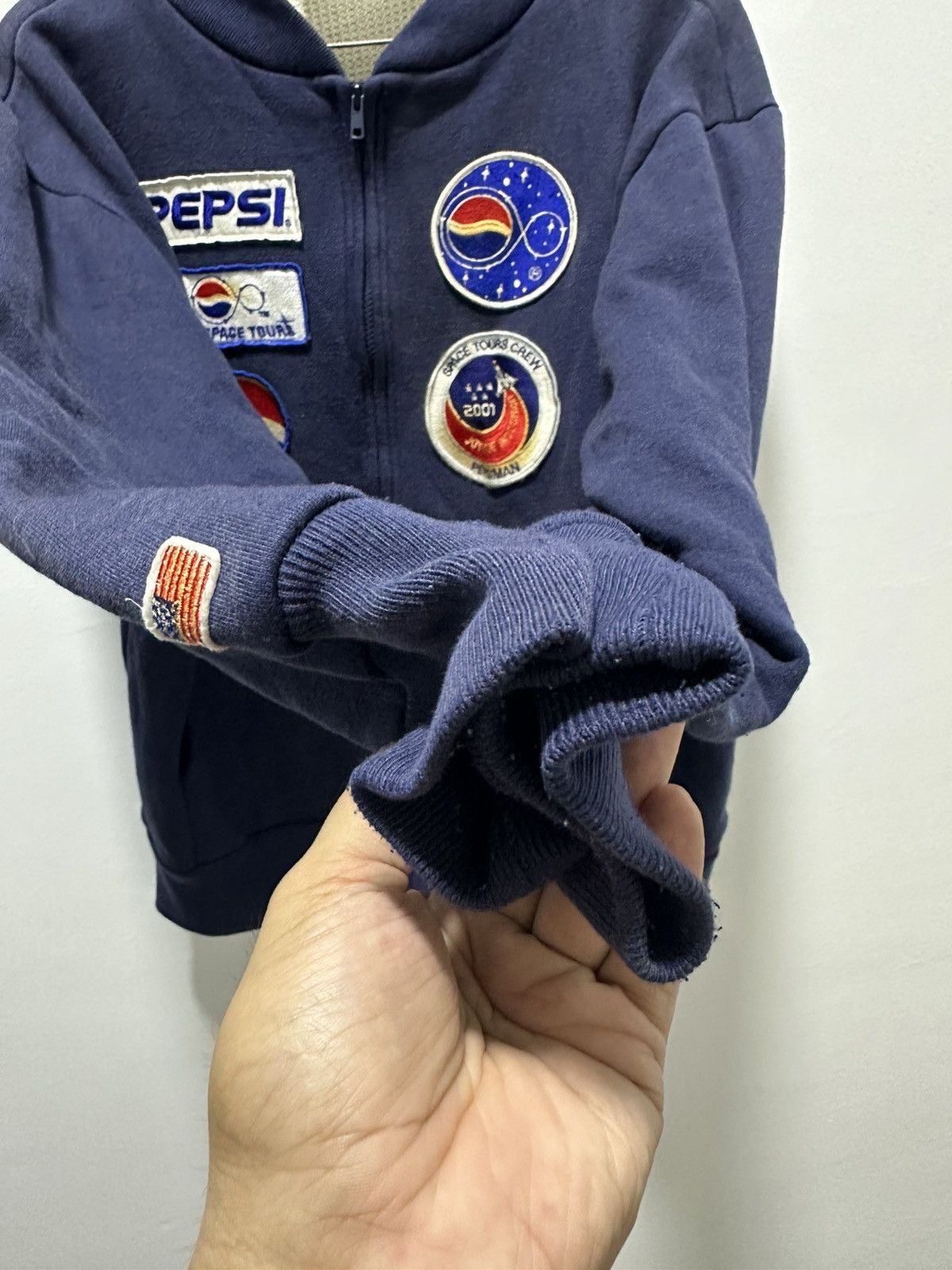 Pepsi Vintage 2001 Pepsiman Space Tour Thermal Sweater Jacket Size US M / EU 48-50 / 2 - 7 Thumbnail