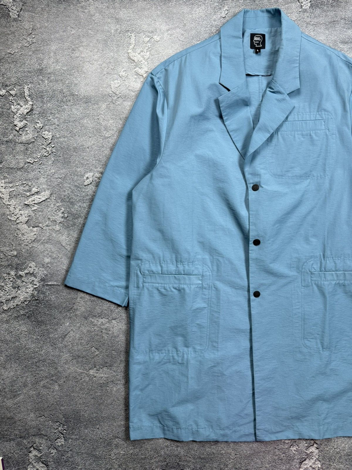 Brain Dead New Brain Dead Laboratory Topcoat Patch Logo Coat Jacket Size US L / EU 52-54 / 3 - 2 Thumbnail