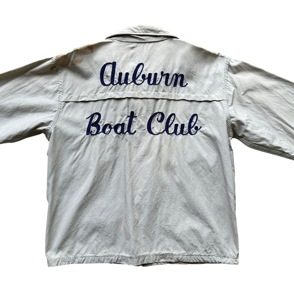 Vintage 🔥 VINTAGE 50s LONG WEAR AUBURN BOAT CLUB SPORT JACKET Size US S / EU 44-46 / 1 - 3 Thumbnail