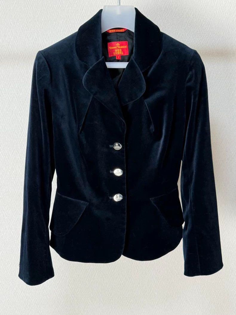 Other Vivienne Westwood size1 Black velvet suit jacket Size M / US 6-8 / IT 42-44 - 1 Thumbnail