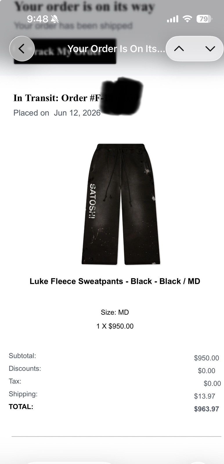 Satoshi Nakamoto Satoshi Nakamoto Sweatpants Size US 32 / EU 48 - 8 Thumbnail