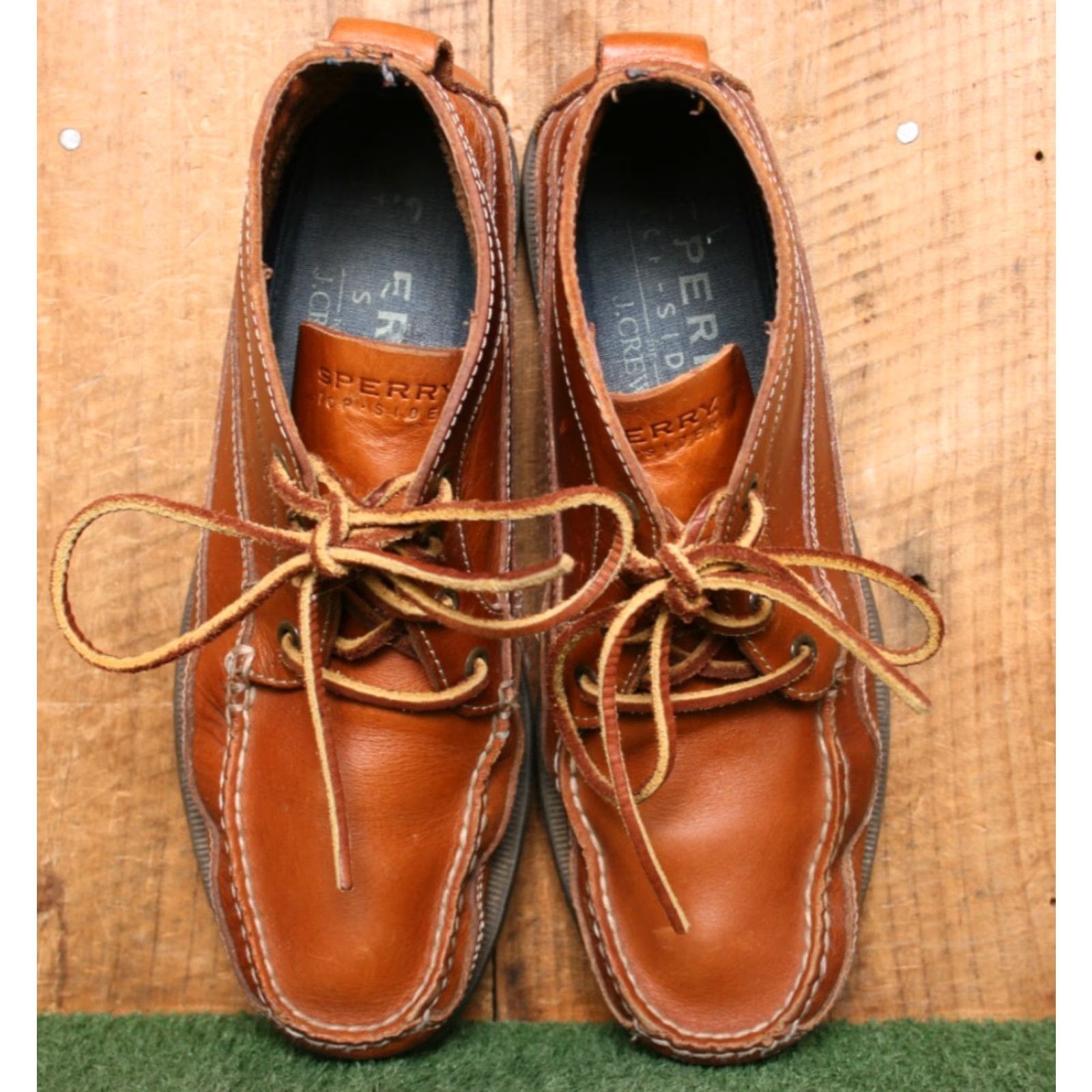 Sperry SPERRY TOP-SIDER x J.Crew Tan Leather Mid-Ankle Chukka Boots Men Sz. 9M Size US 9 / EU 42 - 4 Thumbnail