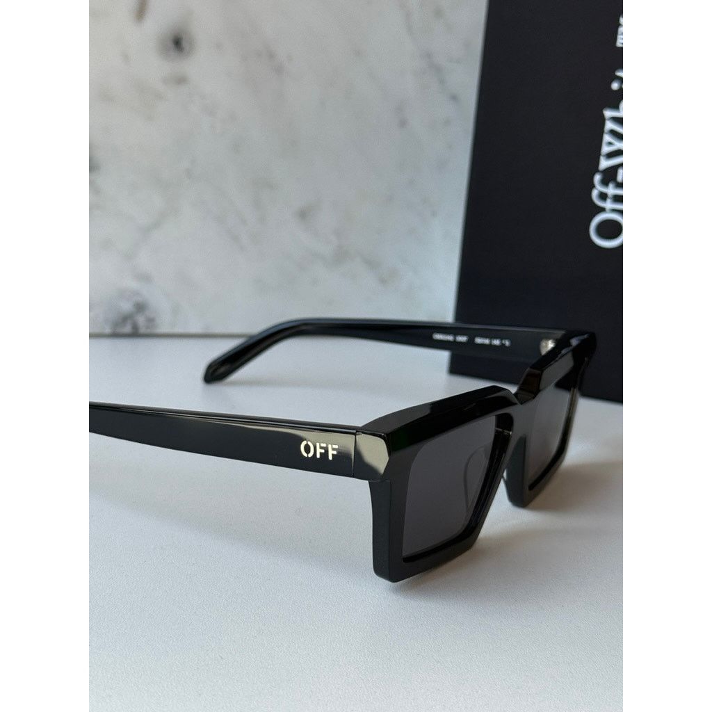 Off-White NEW Off White Windsor Black Square Unisex Sunglasses Size ONE SIZE - 3 Thumbnail