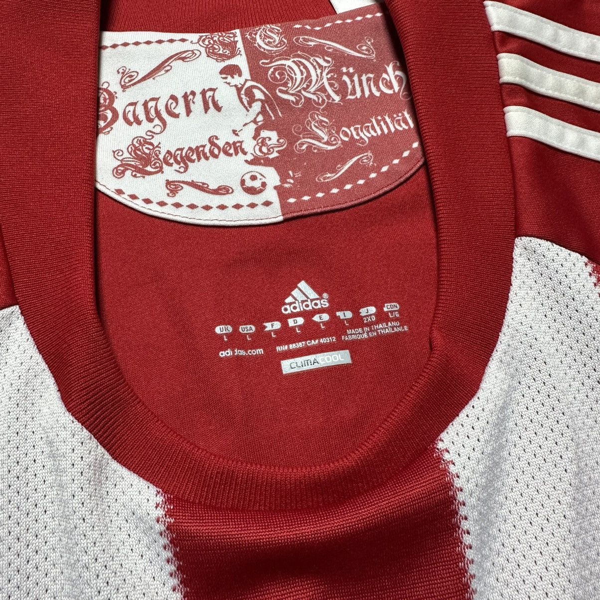 Vintage BAYERN ADIDAS 2010/2011 FOOTBALL HOME JERSEY #10 ROBBEN Size US L / EU 52-54 / 3 - 7 Thumbnail