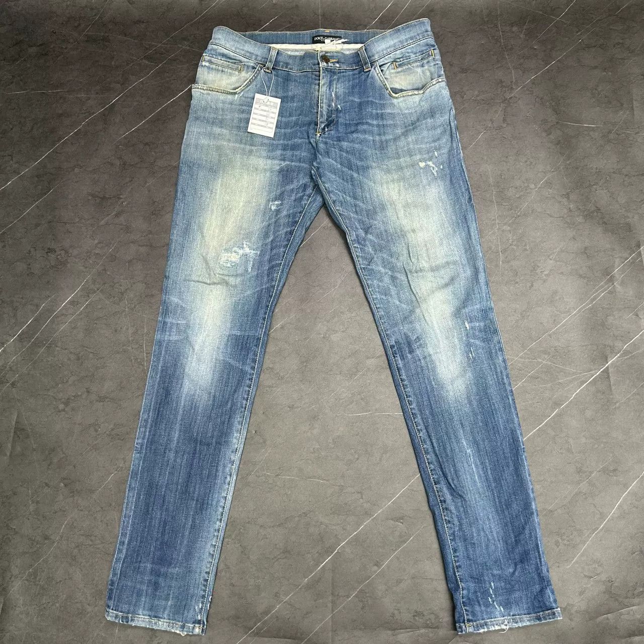 Dolce & Gabbana Dolce&Gabbana Washed Denim Jeans Size US 34 / EU 50 - 1 Thumbnail