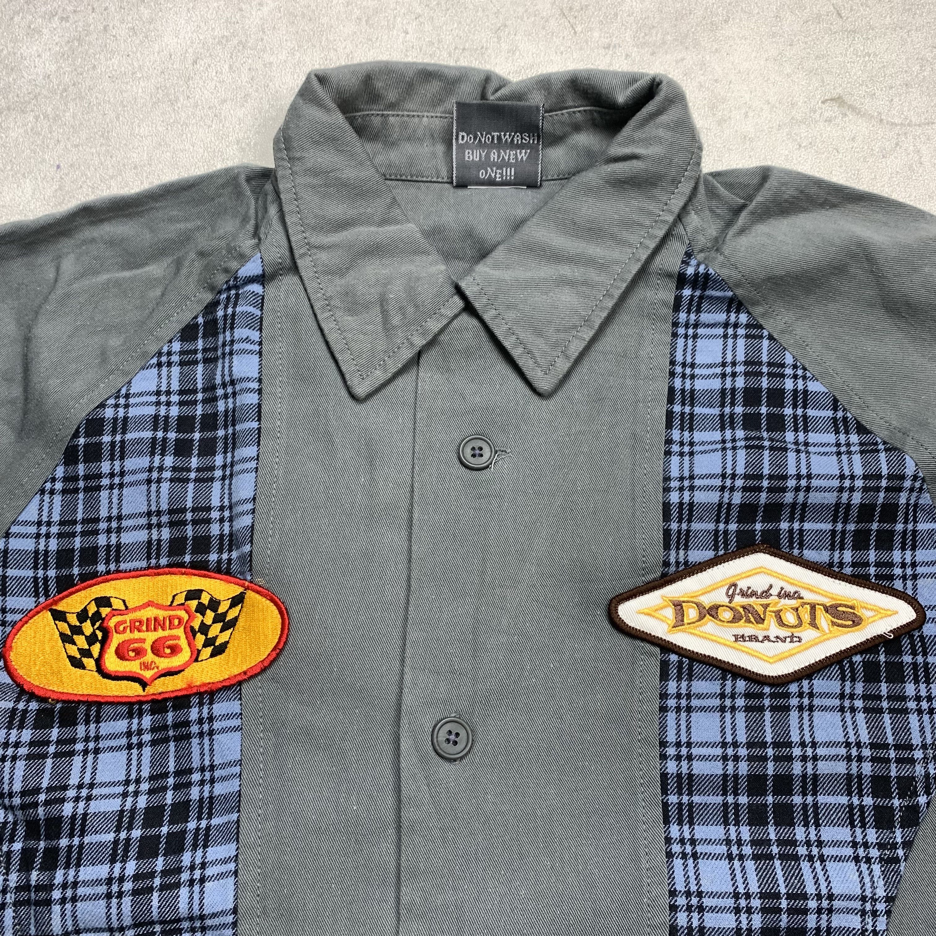 Vintage Vintage Grind Inc Custom Wear Button Up Shirt Size US M / EU 48-50 / 2 - 2 Thumbnail