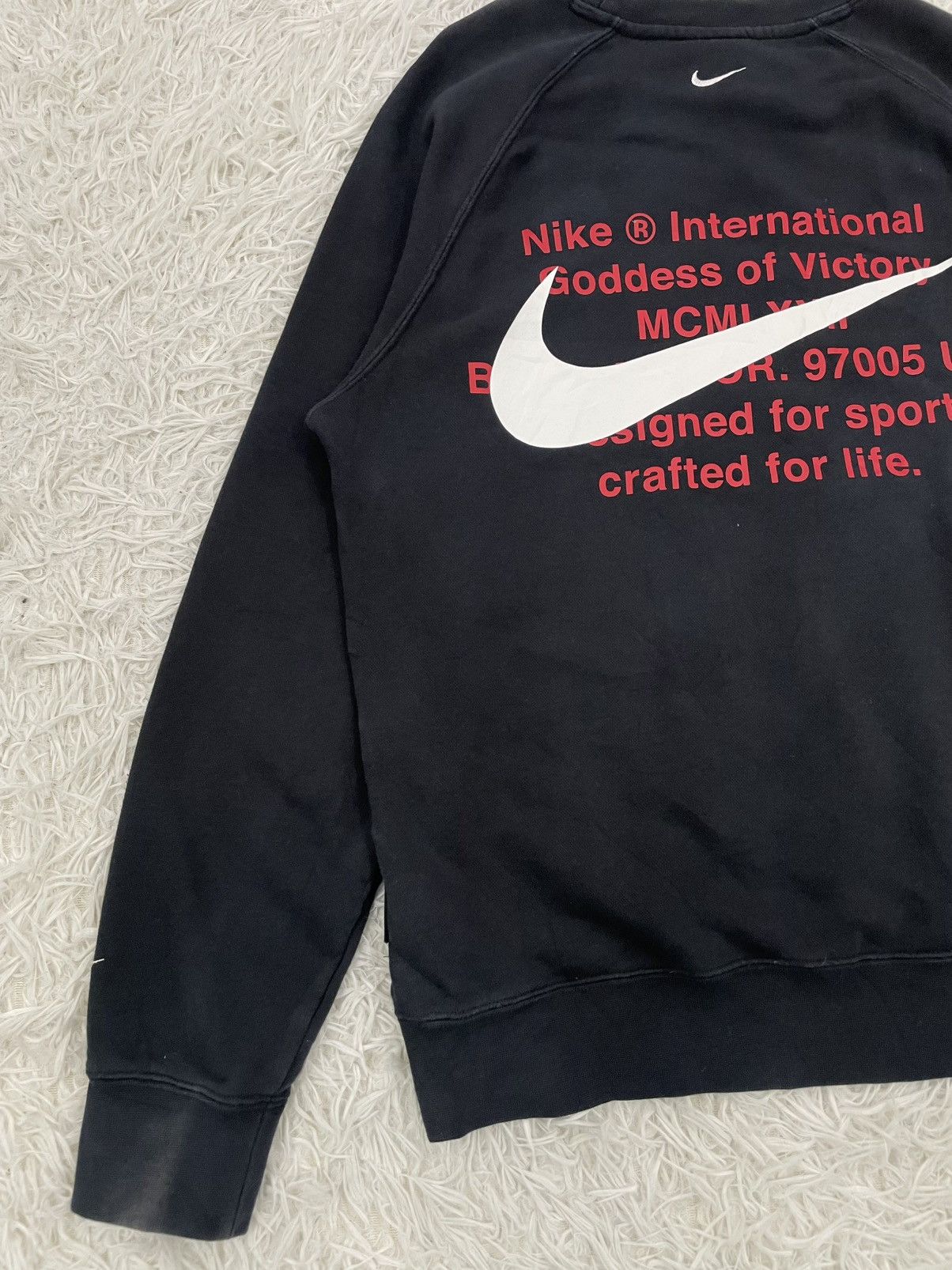 Nike Grailed Faded Nike Double Swoosh Sweatshirt Size US M / EU 48-50 / 2 - 10 Thumbnail