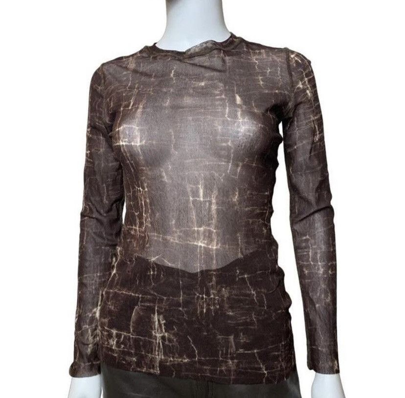 Jean Paul Gaultier JEAN PAUL GAULTIER VINTAGE MAILLE FEMME MESH TOP Size S / US 4 / IT 40 - 1 Thumbnail